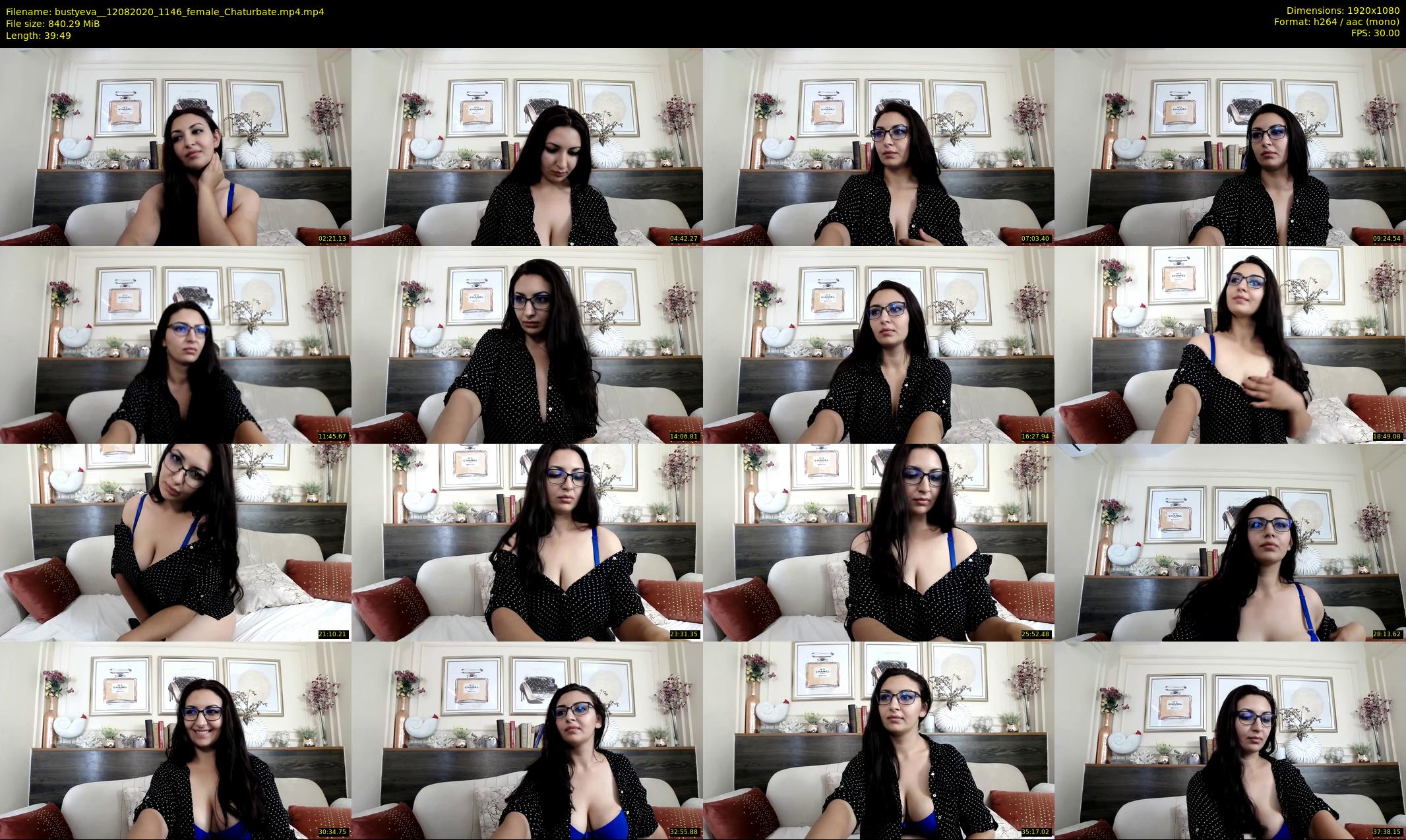 bustyeva_ — 40 minute Chaturbate female cam show recording, 1080p, Aug 12, 2020