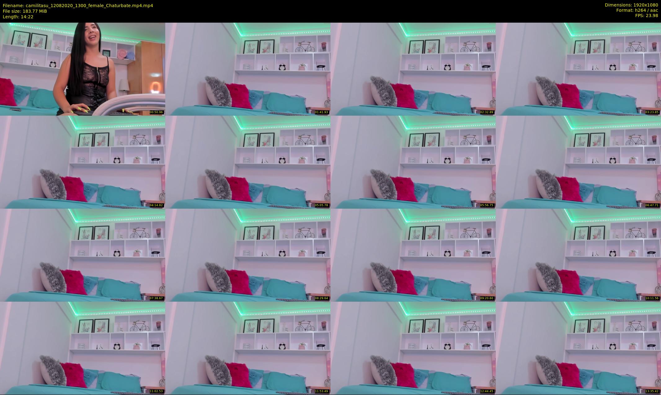 camilitasu — 15 minute Chaturbate female cam show recording, 1080p, Aug 12, 2020