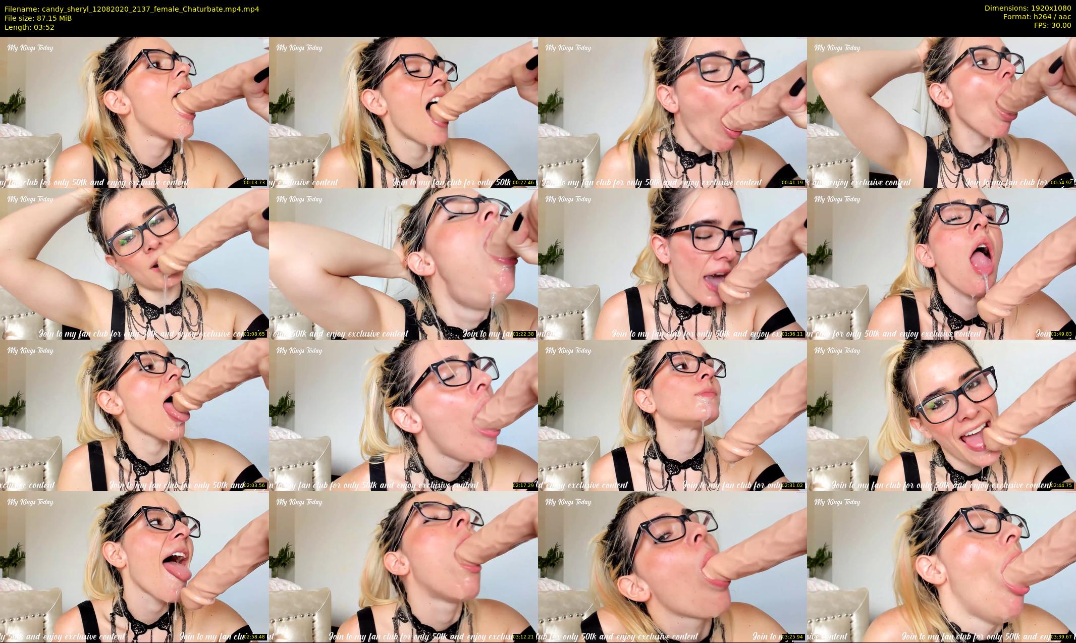 candy_sheryl — 4 minute Chaturbate female cam show recording, 1080p, Aug 12, 2020