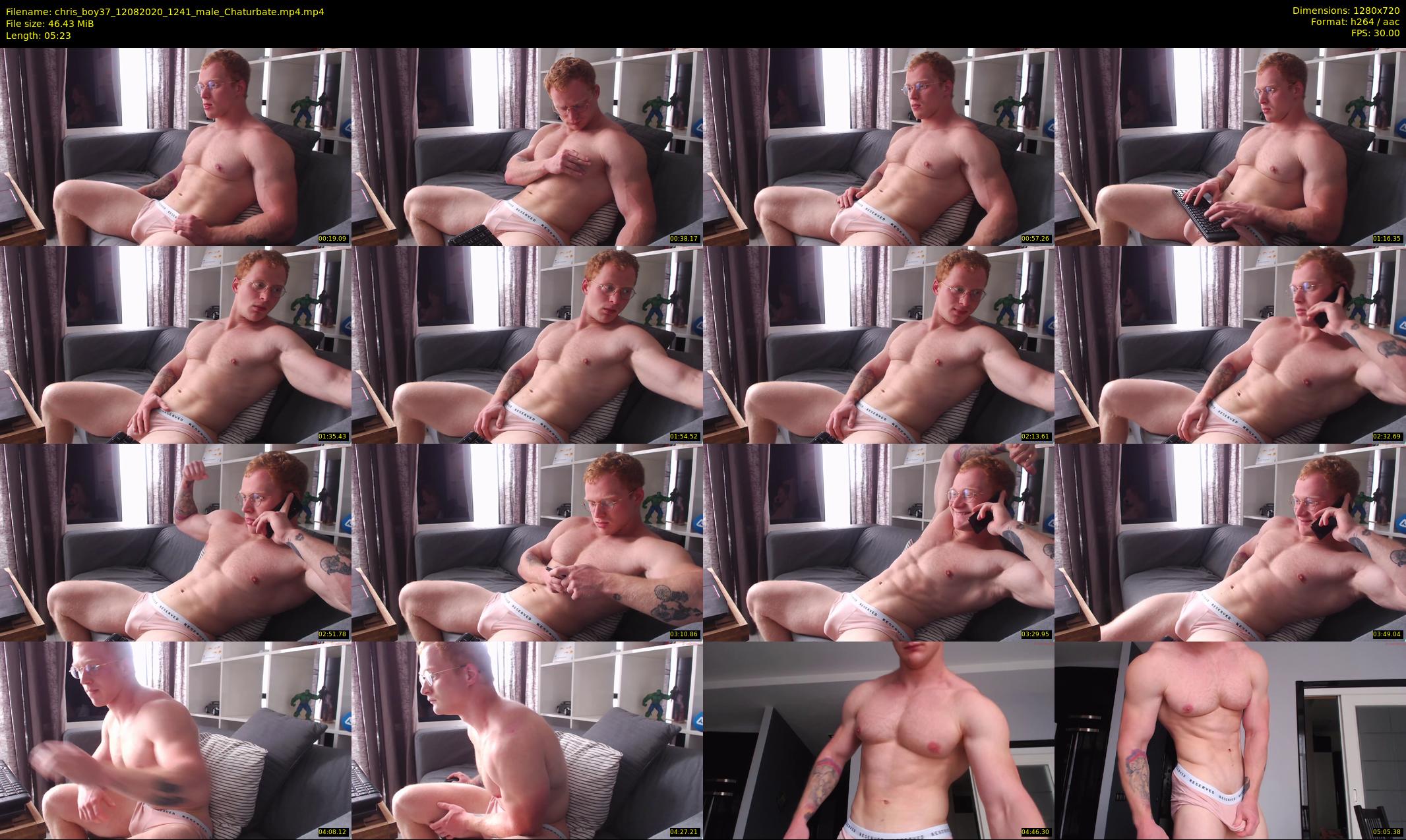 chris_boy37 — 6 minute Chaturbate male cam show recording, 720p, Aug 12, 2020