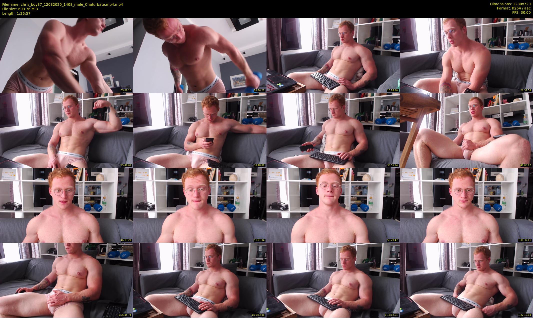 chris_boy37 — 87 minute Chaturbate male cam show recording, 720p, Aug 12, 2020