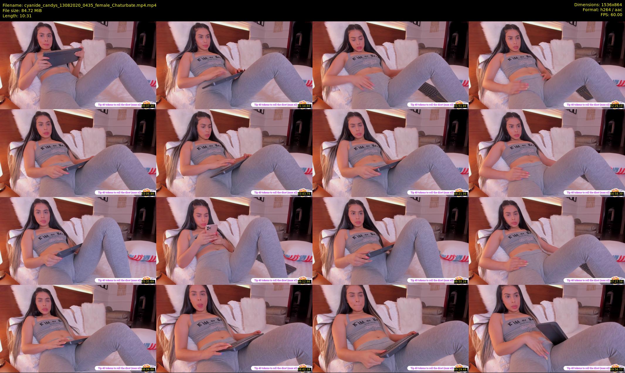 cyanide_candys — 11 minute Chaturbate female cam show recording, 720p, Aug 13, 2020