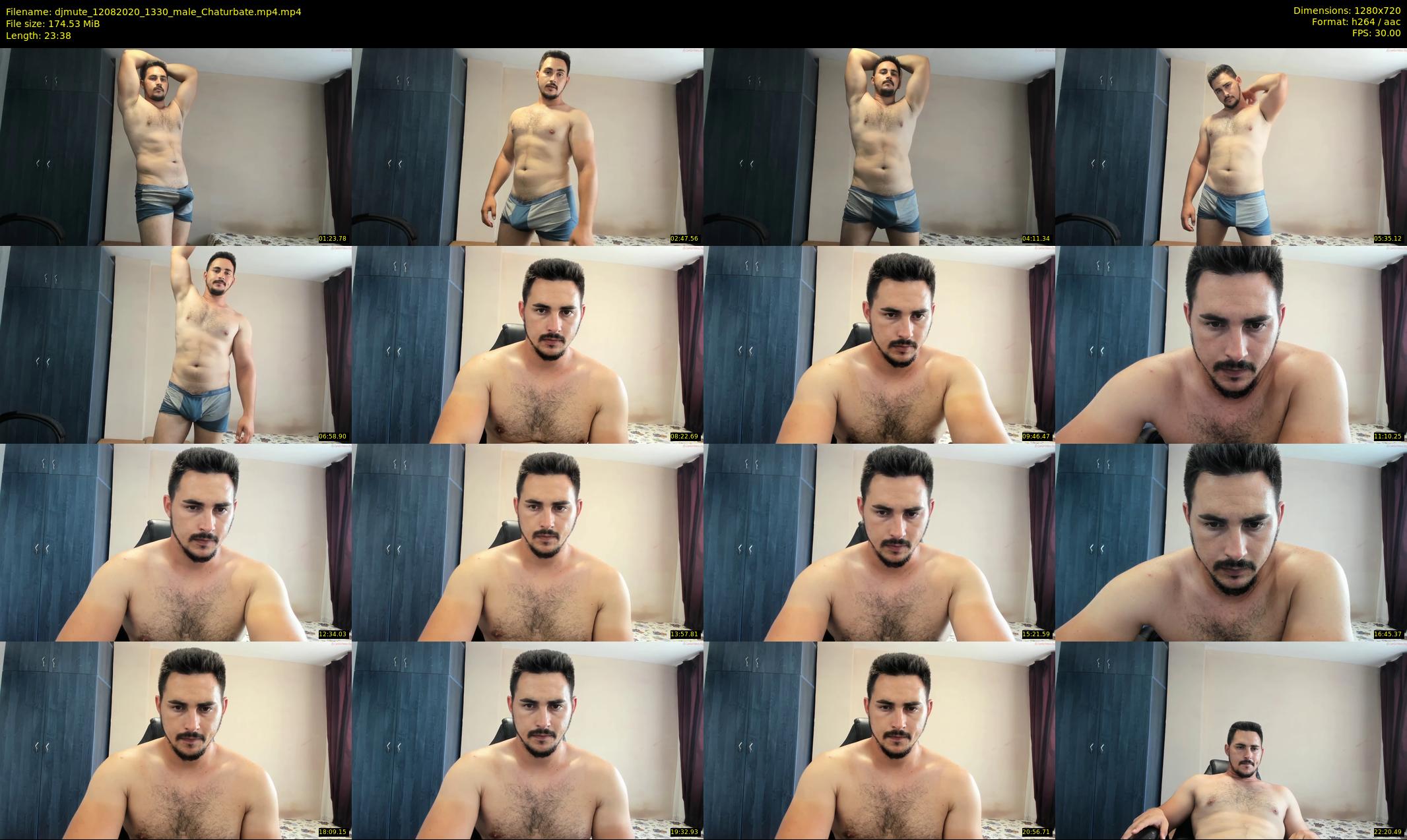 djmute — 24 minute Chaturbate male cam show recording, 720p, Aug 12, 2020