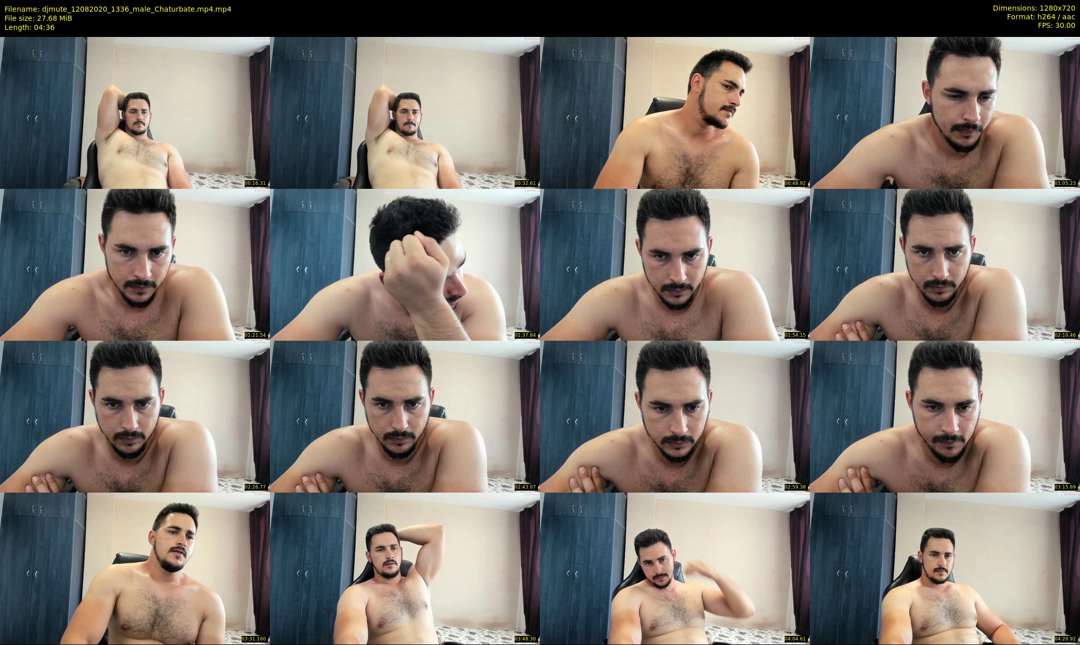 djmute — 5 minute Chaturbate male cam show recording, 720p, Aug 12, 2020