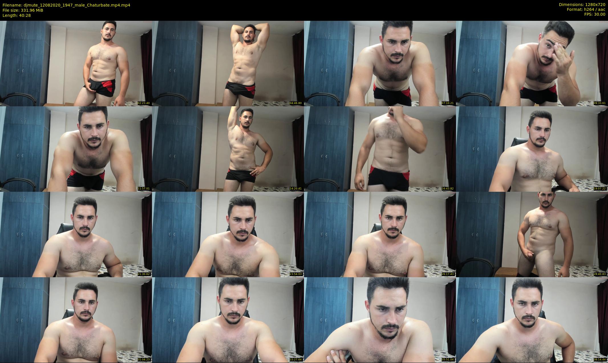 djmute — 41 minute Chaturbate male cam show recording, 720p, Aug 12, 2020
