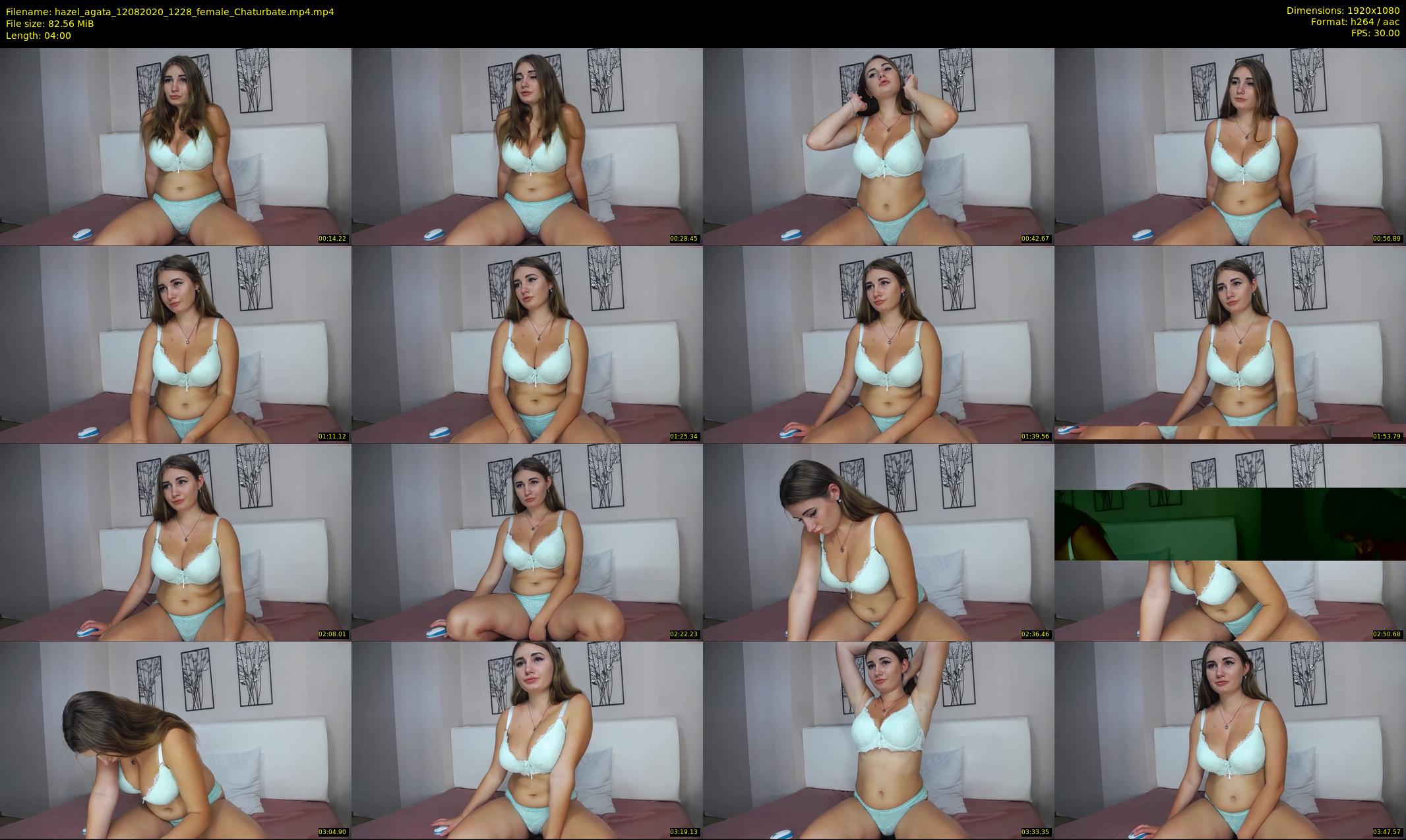 hazel_agata — 4 minute Chaturbate female cam show recording, 1080p, Aug 12, 2020