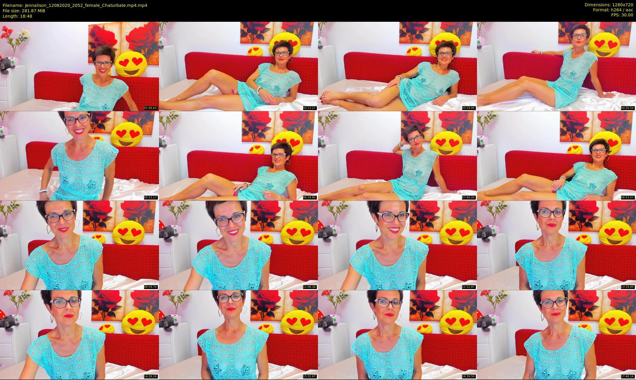 jennalison — 19 minute Chaturbate female cam show recording, 720p, Aug 12, 2020