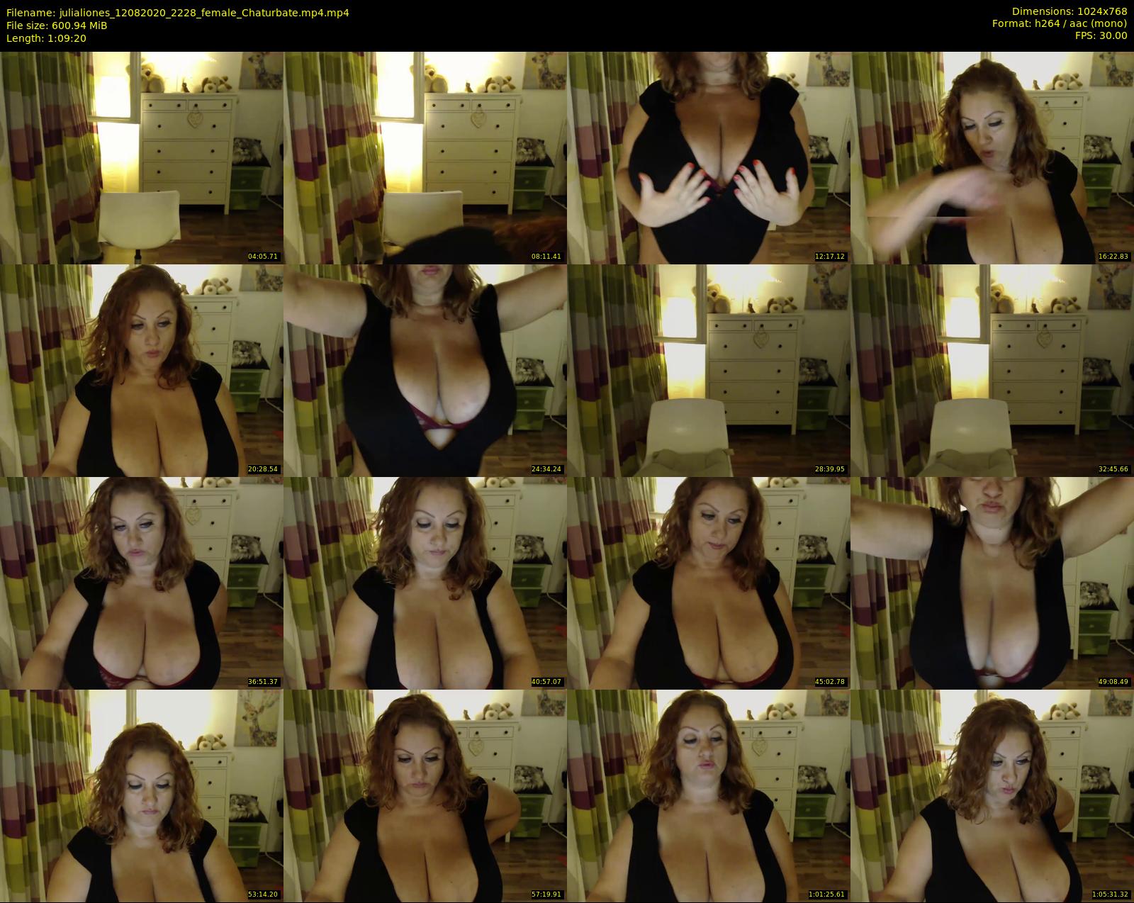 julialiones — 70 minute Chaturbate female cam show recording, 720p, Aug 12, 2020