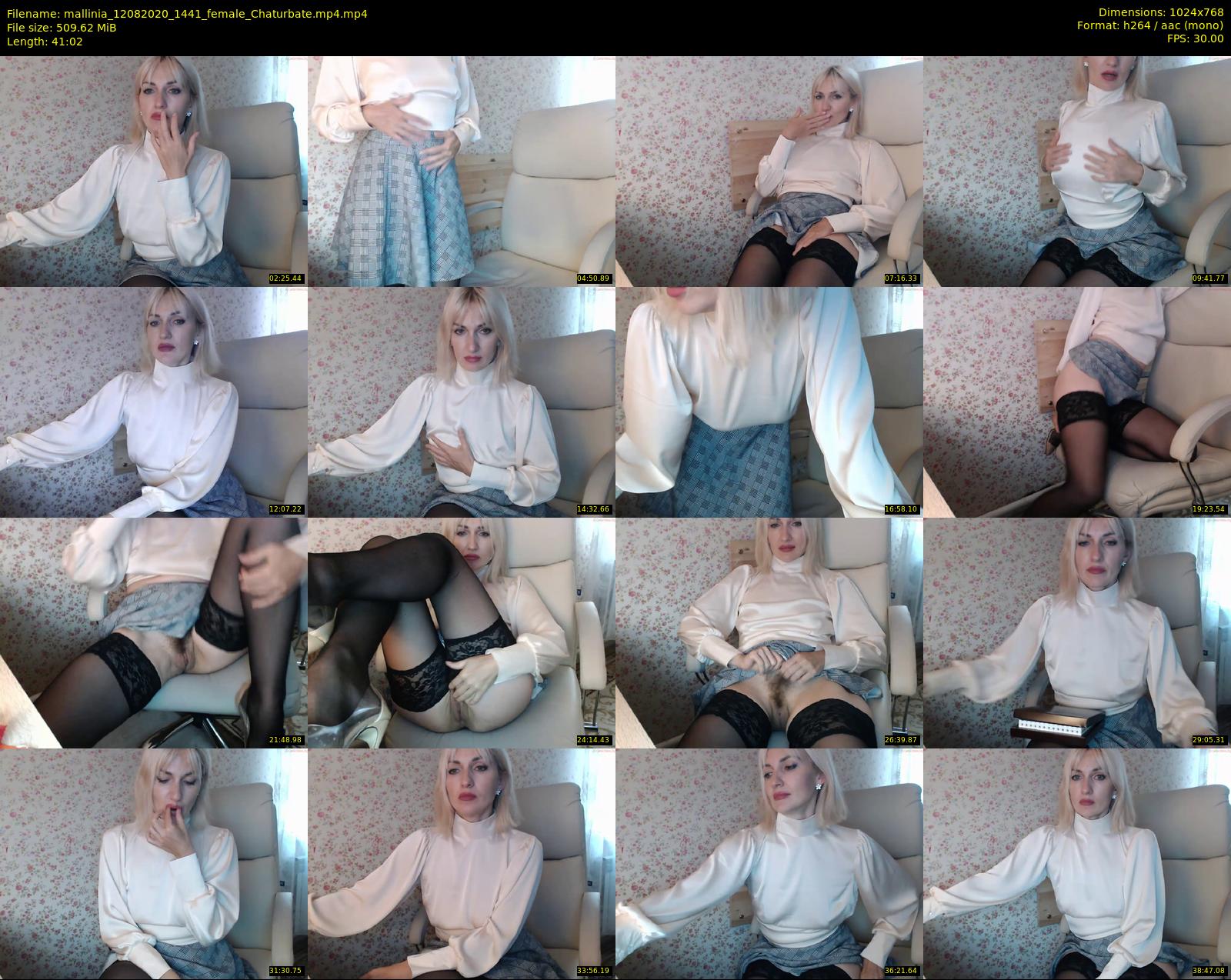 mallinia — 42 minute Chaturbate female cam show recording, 720p, Aug 12, 2020