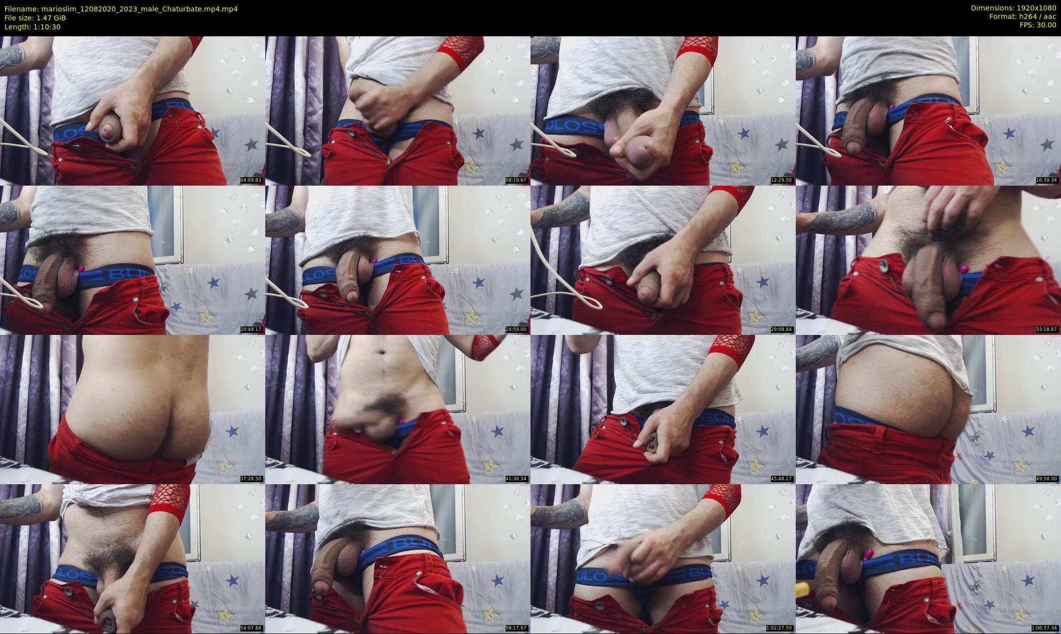 marioslim — 71 minute Chaturbate male cam show recording, 1080p, Aug 12, 2020