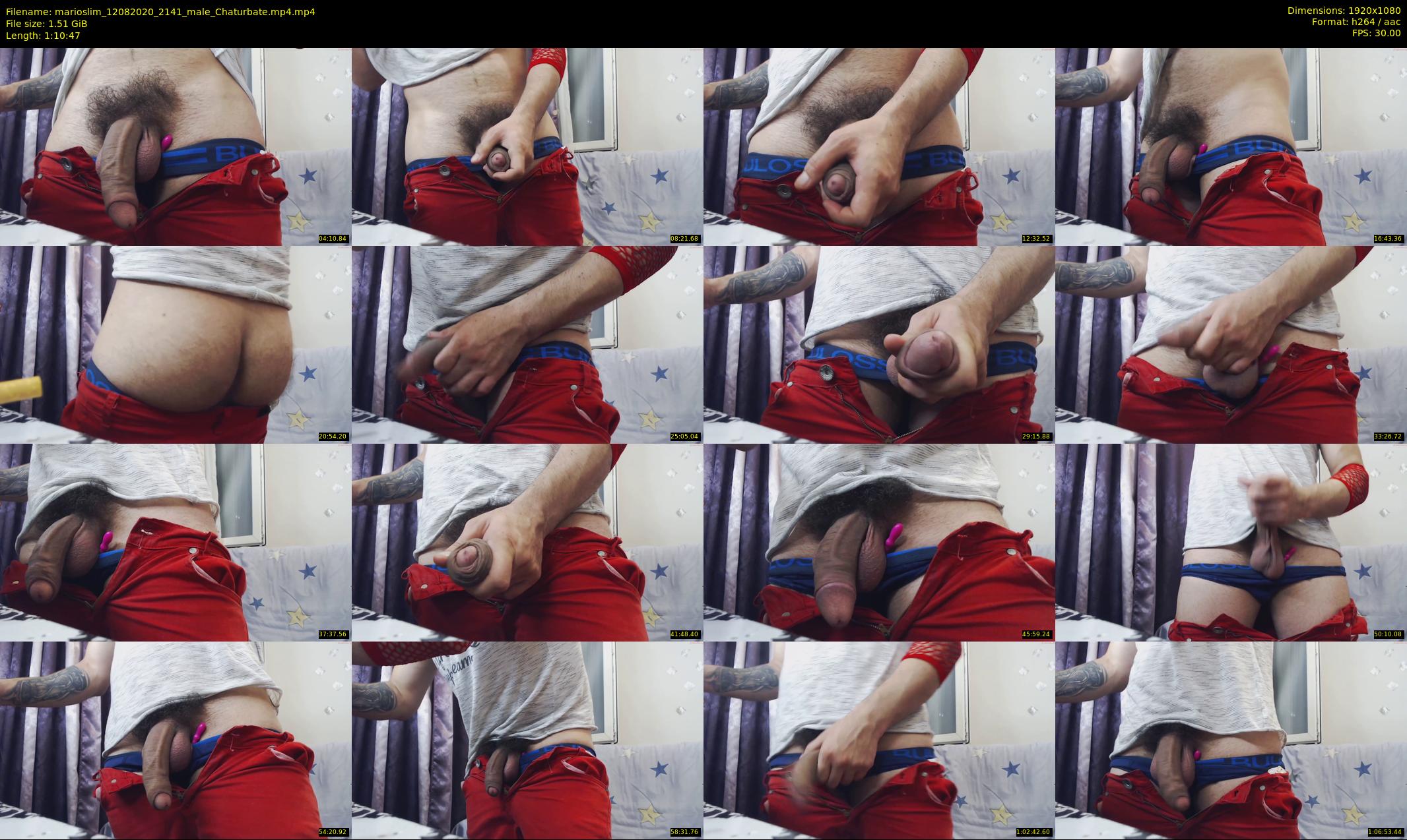 marioslim — 71 minute Chaturbate male cam show recording, 1080p, Aug 12, 2020