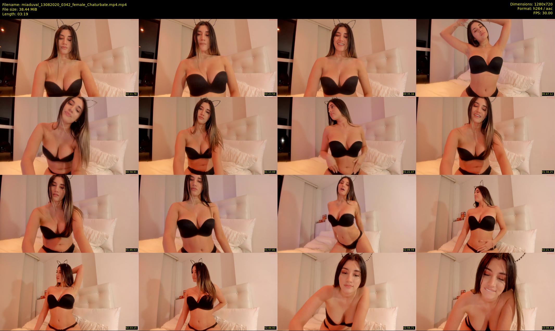 miaduval — 4 minute Chaturbate female cam show recording, 720p, Aug 13, 2020