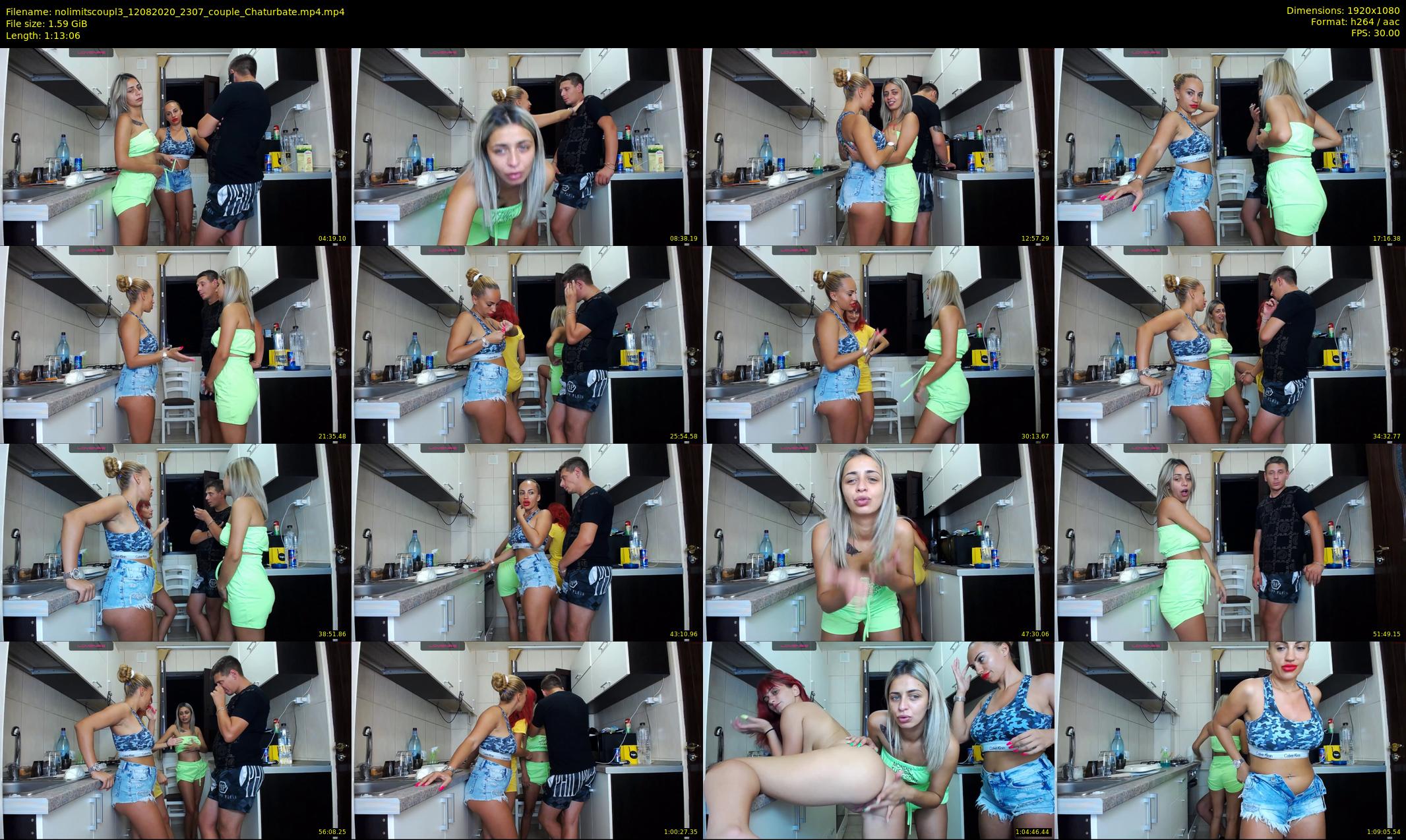 nolimitscoupl3 — 74 minute Chaturbate couple cam show recording, 1080p, Aug 12, 2020