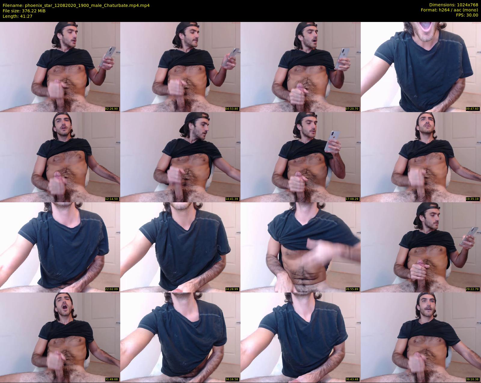 phoenix_star — 42 minute Chaturbate male cam show recording, 720p, Aug 12, 2020