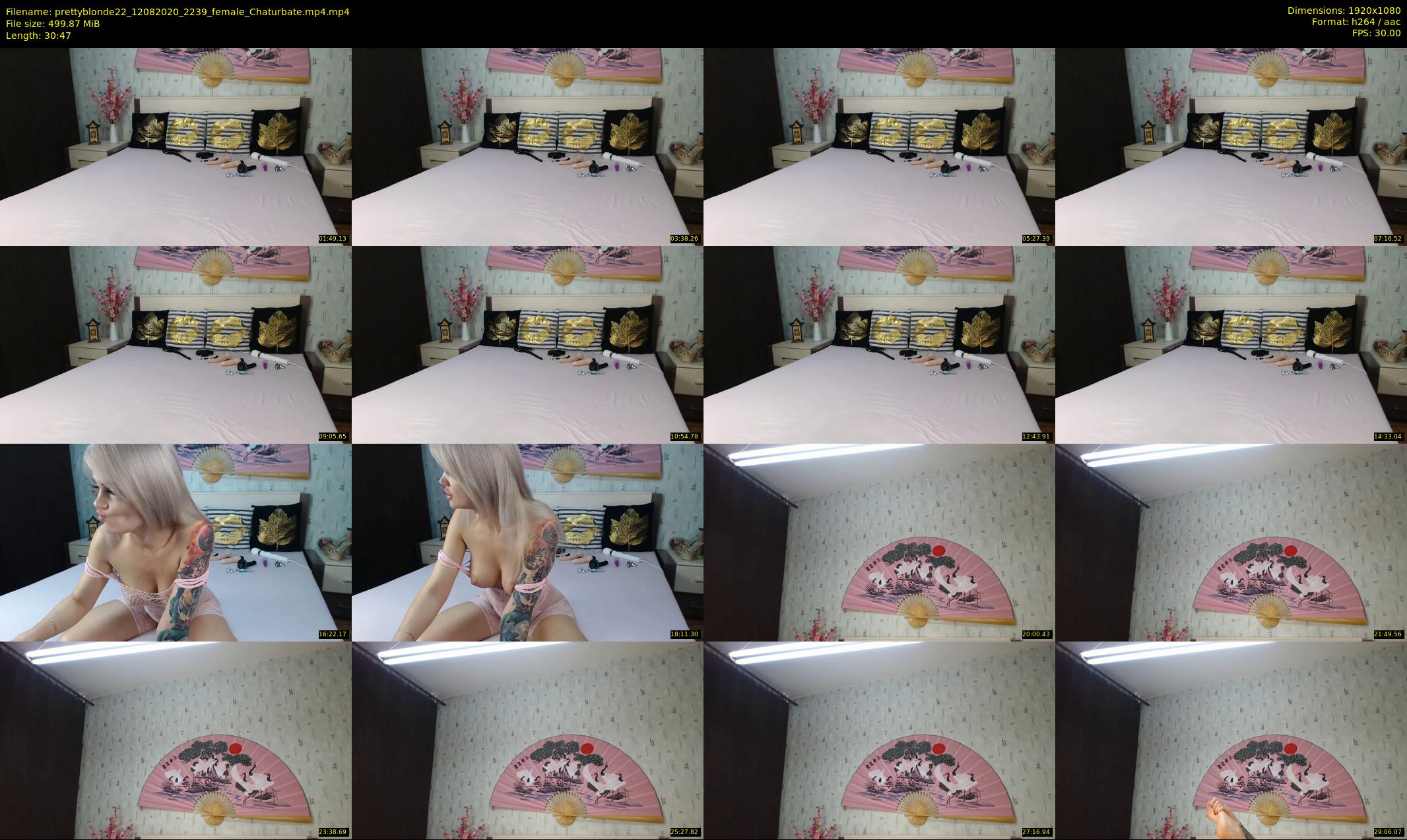 prettyblonde22 — 31 minute Chaturbate female cam show recording, 1080p, Aug 12, 2020
