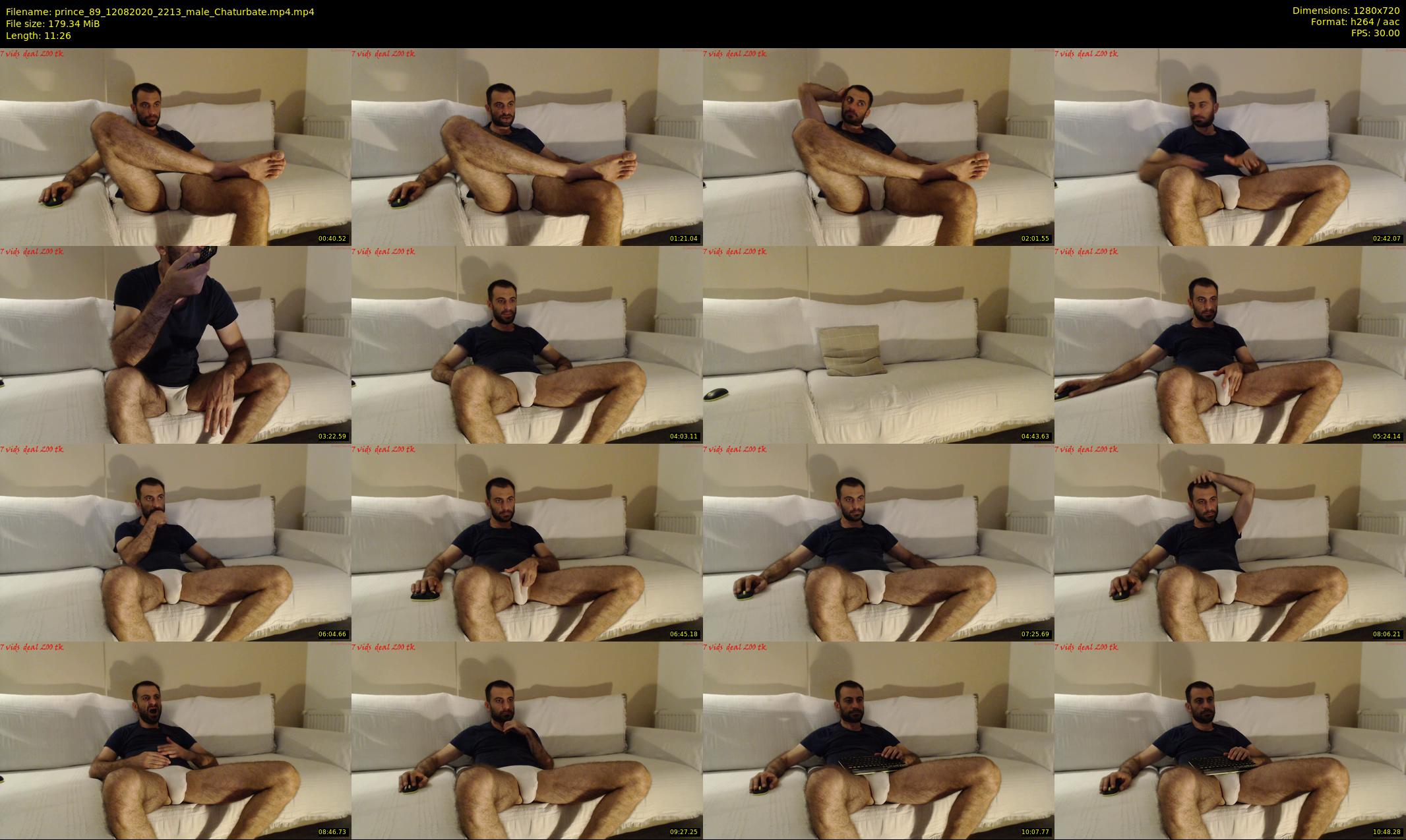 prince_89 — 12 minute Chaturbate male cam show recording, 720p, Aug 12, 2020