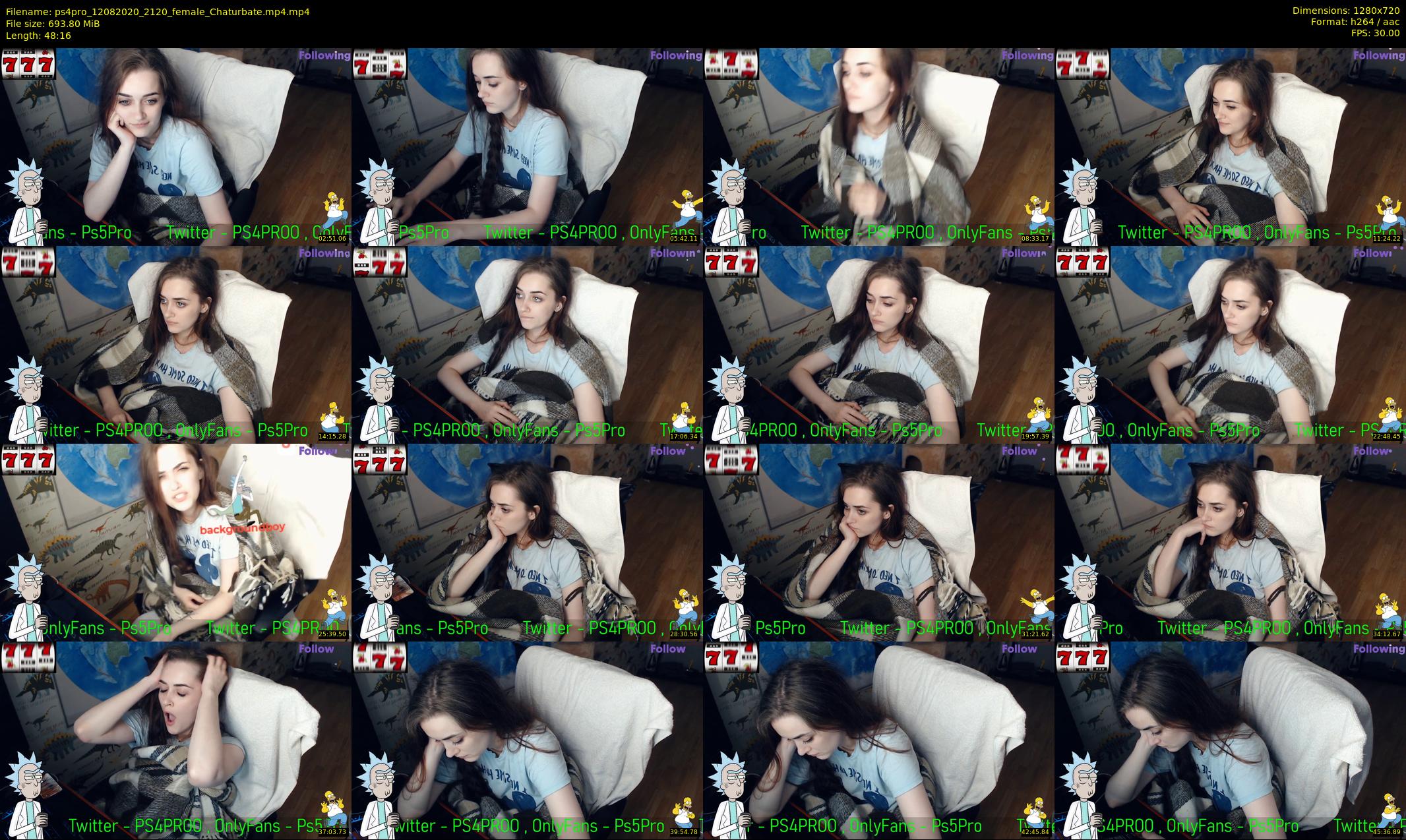 ps4pro — 49 minute Chaturbate female cam show recording, 720p, Aug 12, 2020