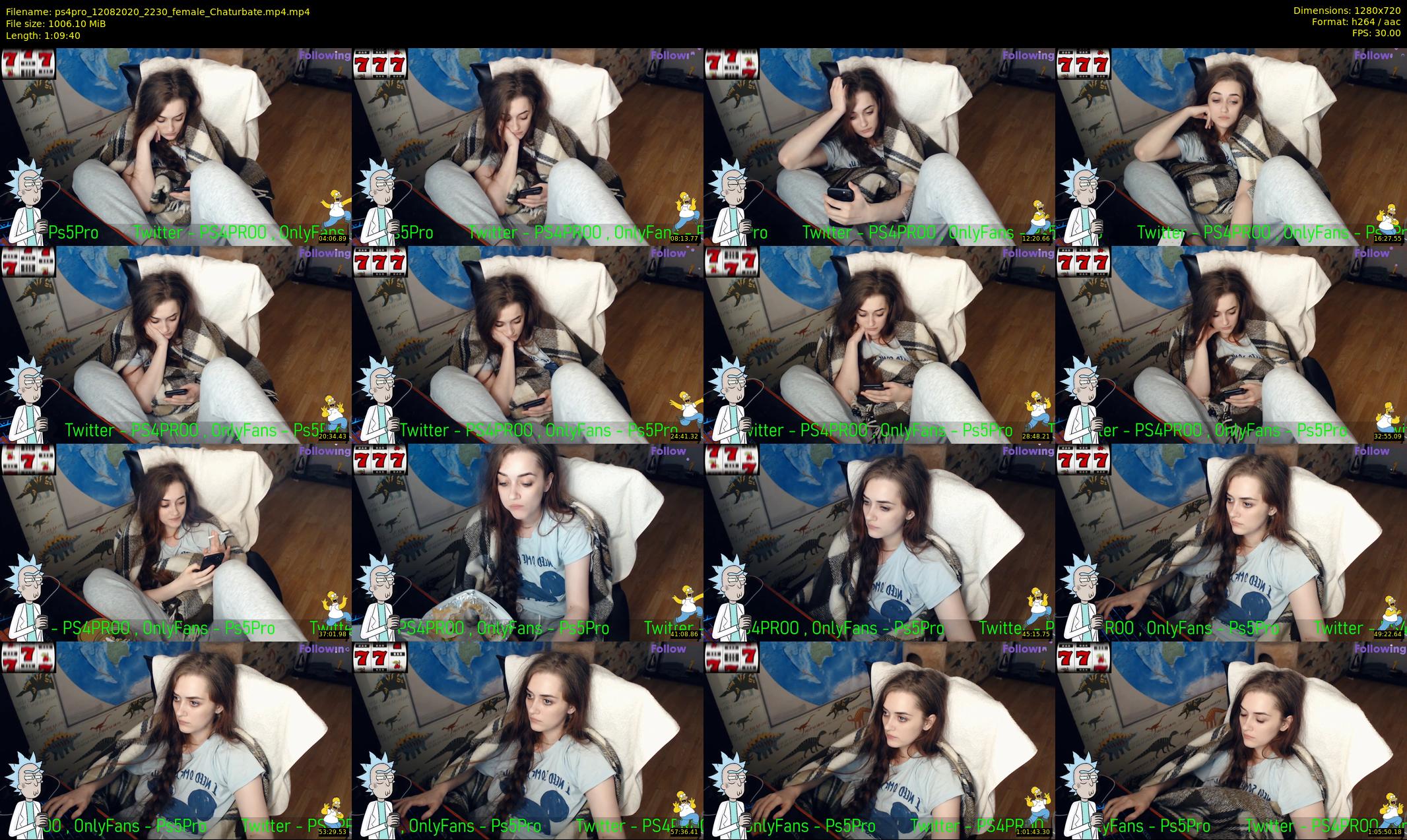 ps4pro — 70 minute Chaturbate female cam show recording, 720p, Aug 12, 2020