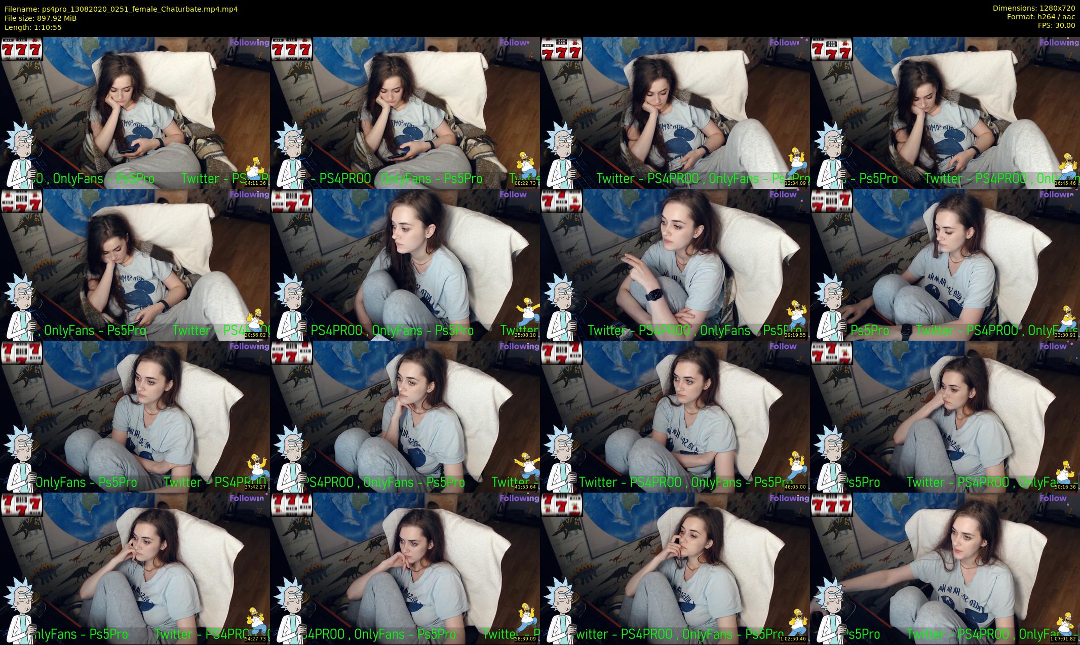 ps4pro — 71 minute Chaturbate female cam show recording, 720p, Aug 13, 2020