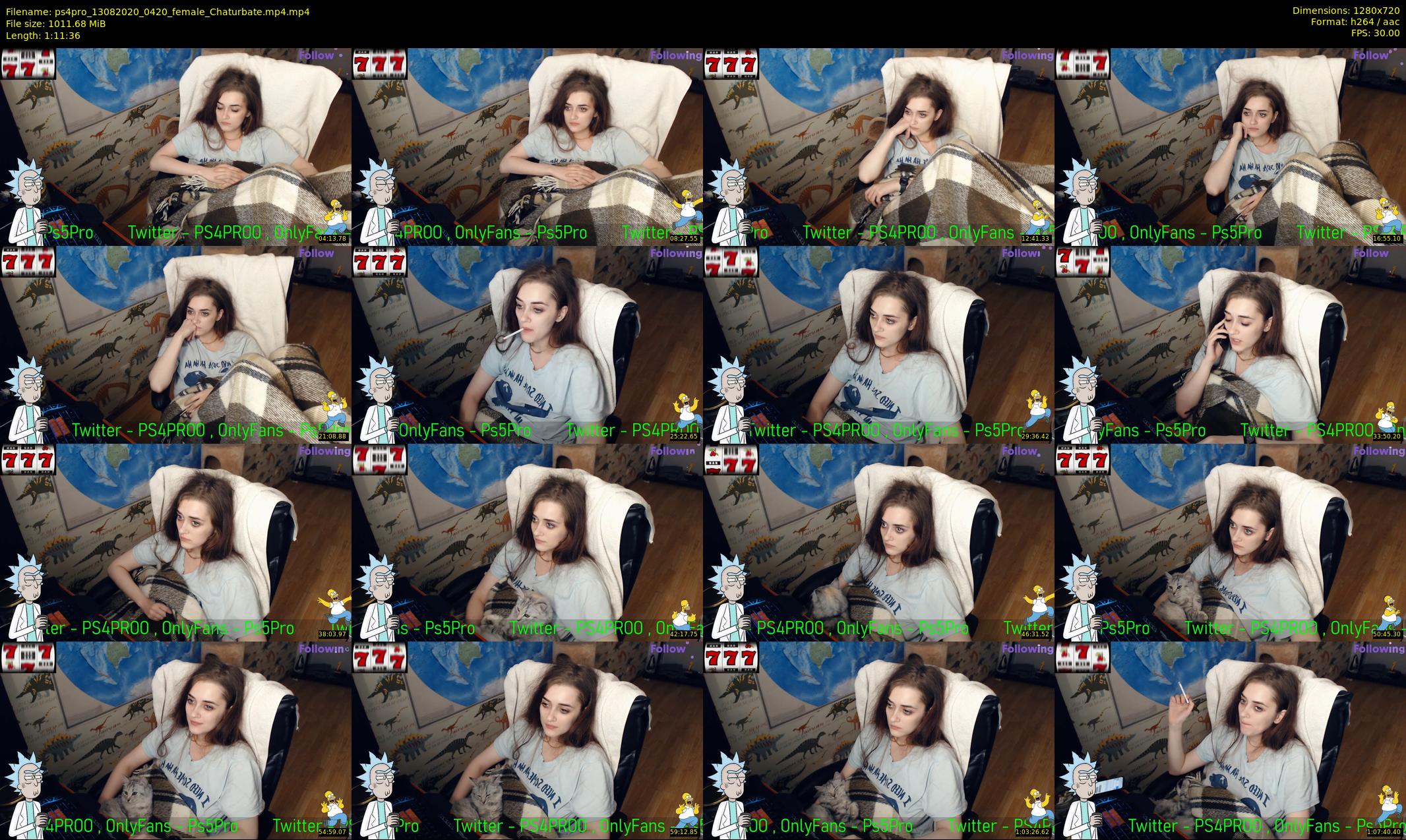 ps4pro — 72 minute Chaturbate female cam show recording, 720p, Aug 13, 2020