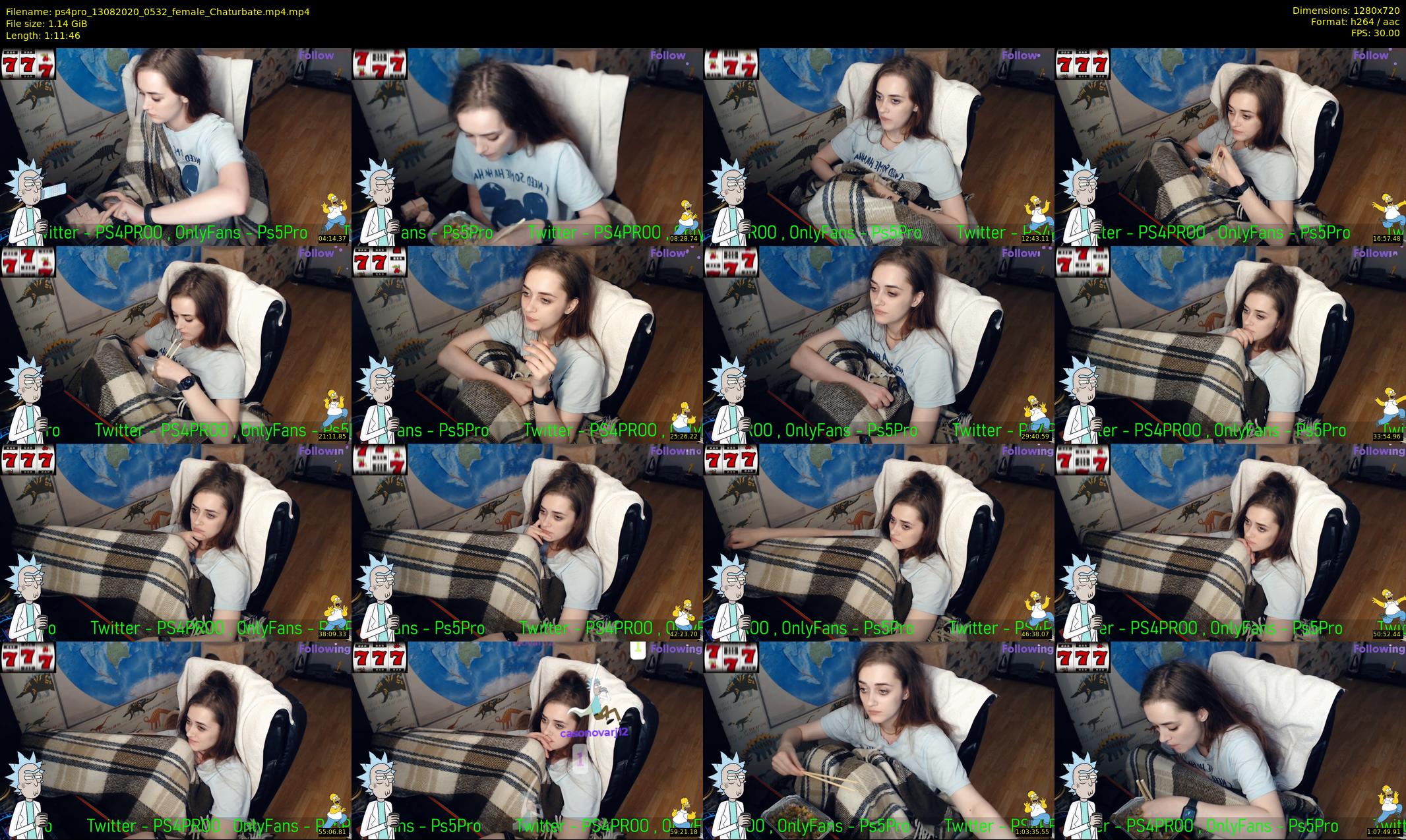 ps4pro — 72 minute Chaturbate female cam show recording, 720p, Aug 13, 2020