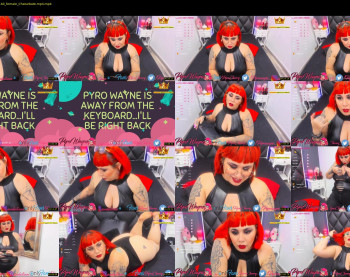pyrowayne — 54 minute Chaturbate female cam show recording, 720p, Aug 13, 2020