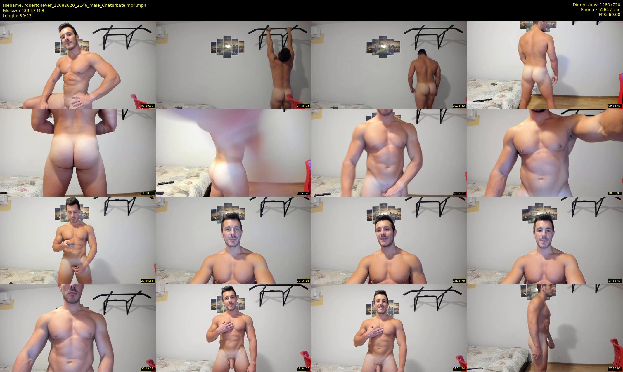 roberto4ever — 40 minute Chaturbate male cam show recording, 720p, Aug 12, 2020