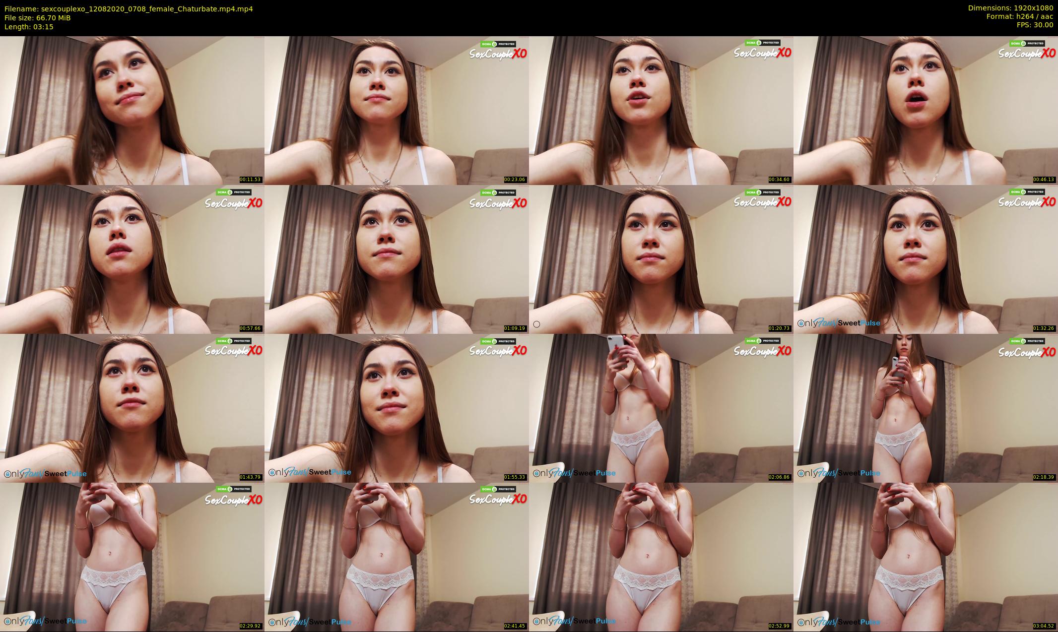 sexcouplexo — 4 minute Chaturbate couple cam show recording, 1080p, Aug 12, 2020