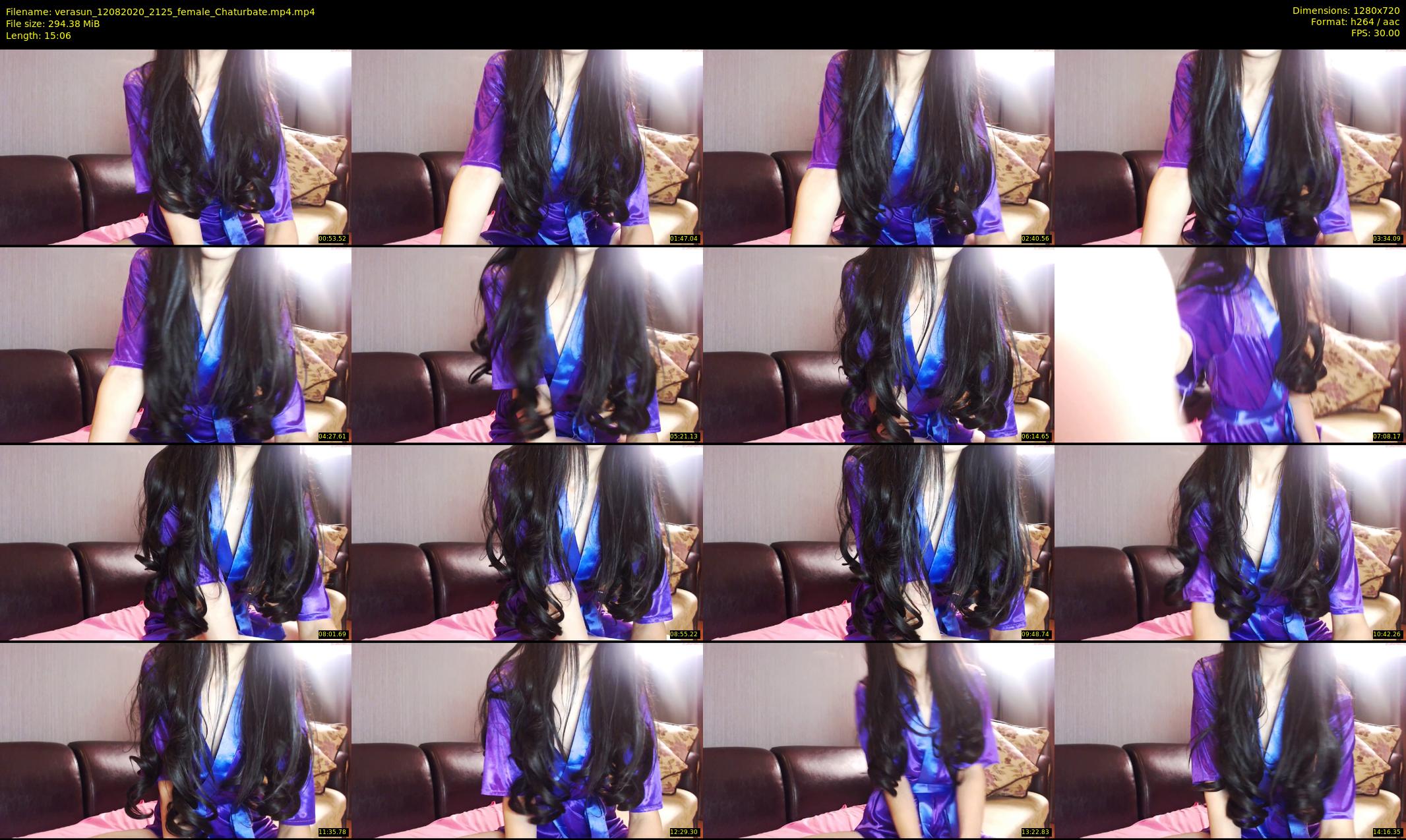 verasun — 16 minute Chaturbate female cam show recording, 720p, Aug 12, 2020