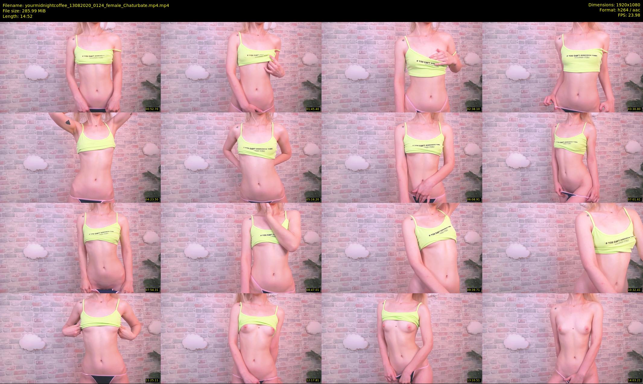 yourmidnightcoffee — 15 minute Chaturbate female cam show recording, 1080p, Aug 13, 2020