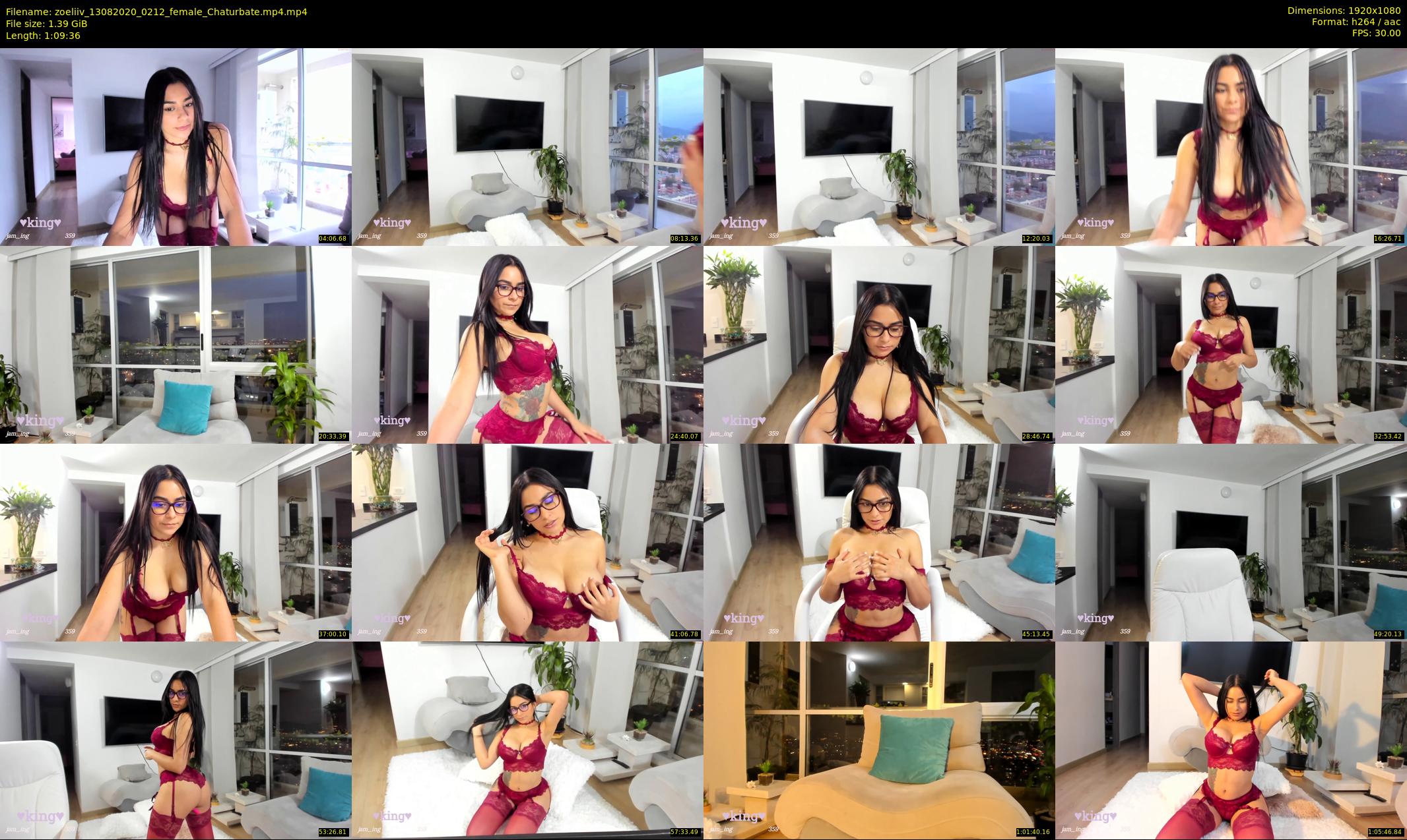zoeliiv — 70 minute Chaturbate female cam show recording, 1080p, Aug 13, 2020