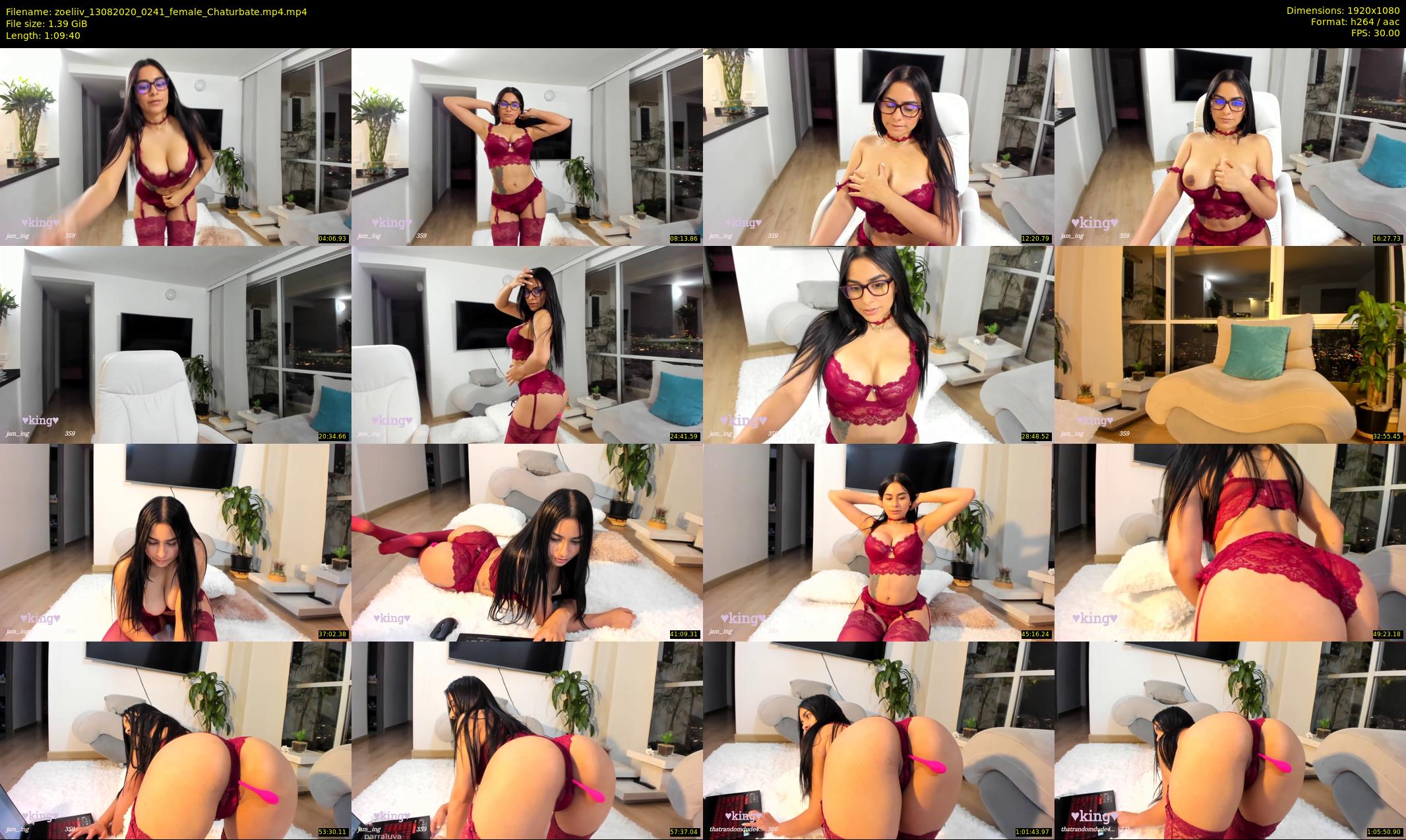 zoeliiv — 70 minute Chaturbate female cam show recording, 1080p, Aug 13, 2020