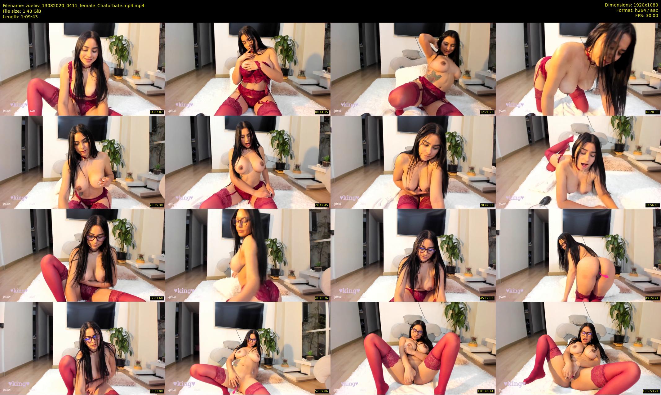 zoeliiv — 70 minute Chaturbate female cam show recording, 1080p, Aug 13, 2020