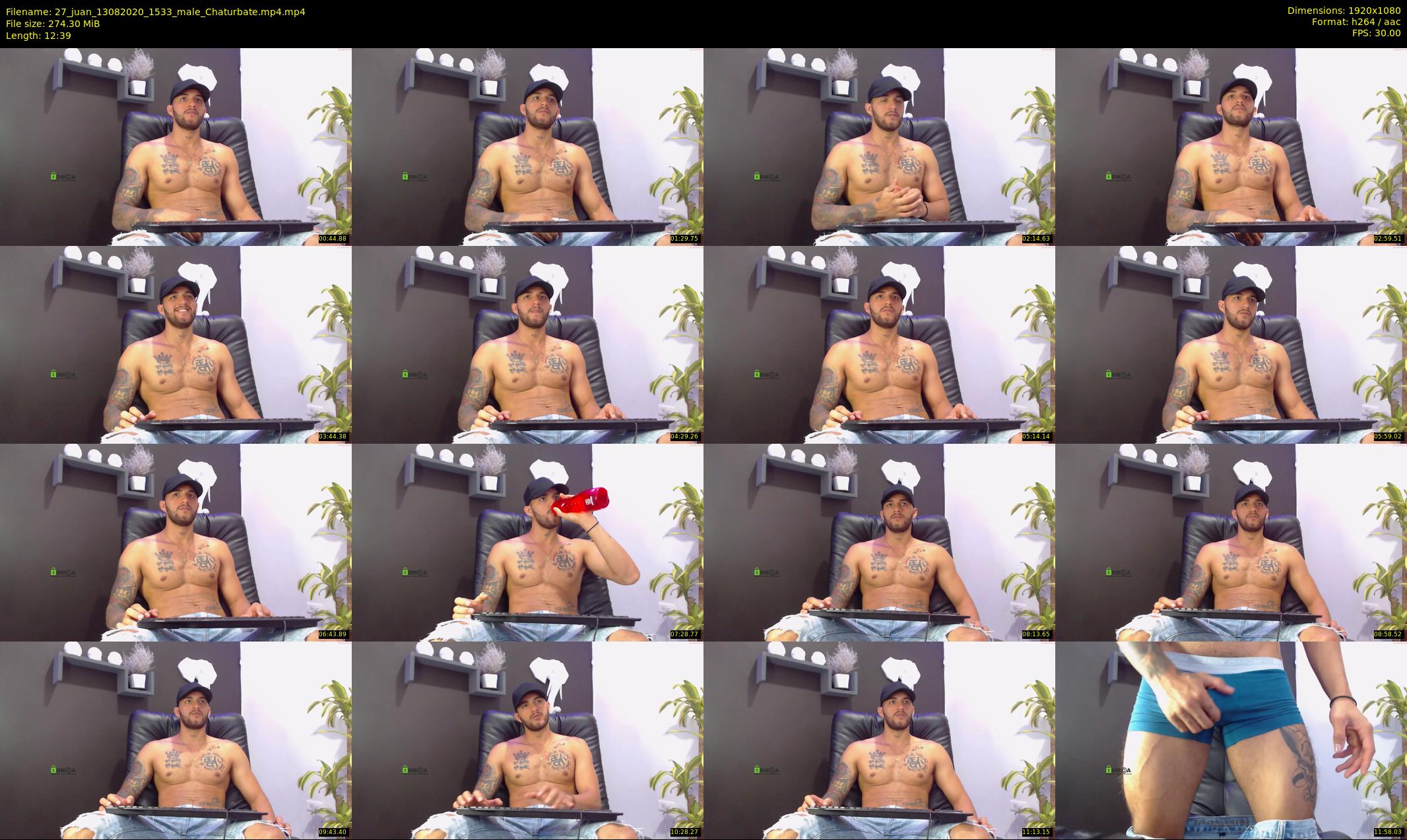 27_juan — 13 minute Chaturbate male cam show recording, 1080p, Aug 13, 2020