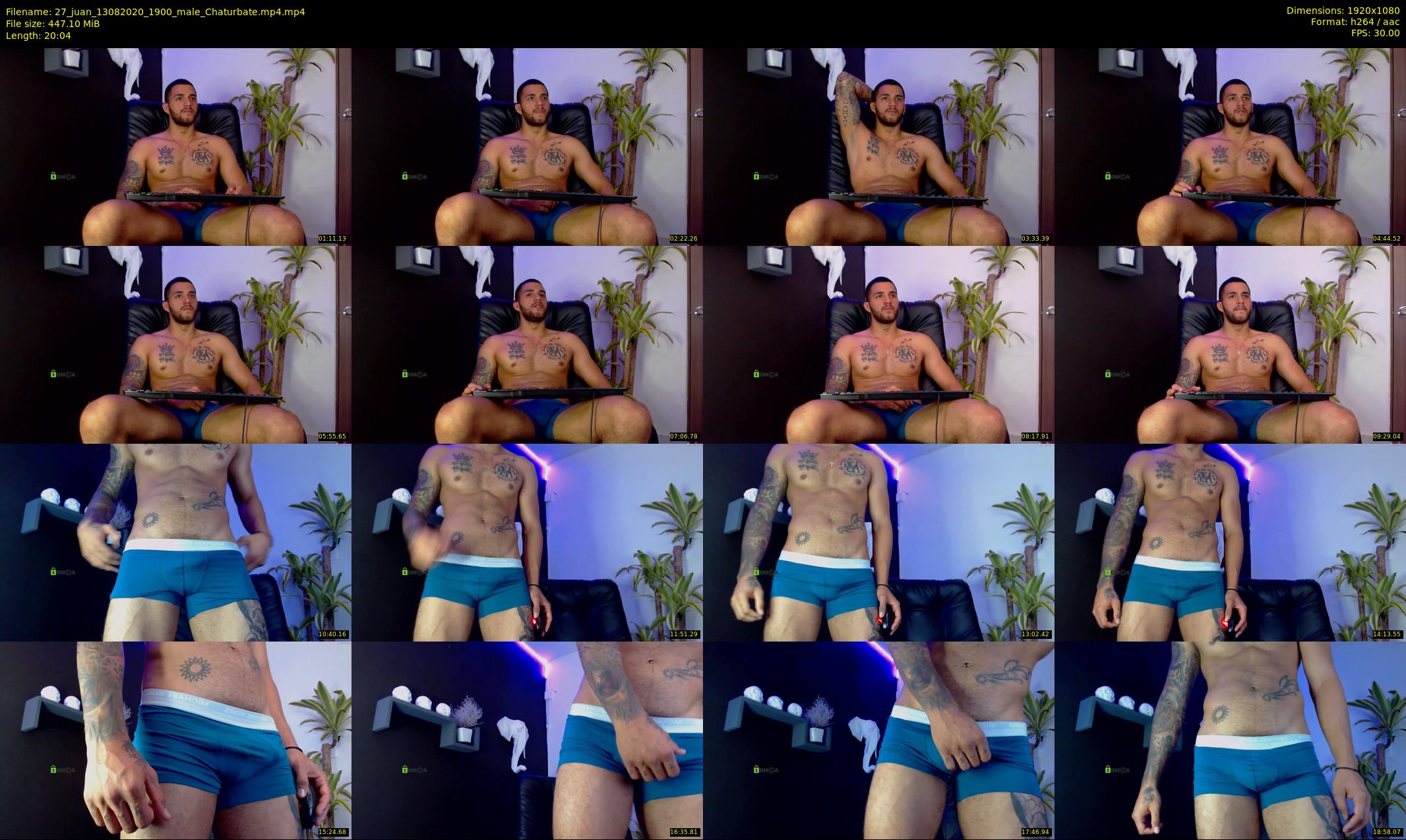 27_juan — 21 minute Chaturbate male cam show recording, 1080p, Aug 13, 2020