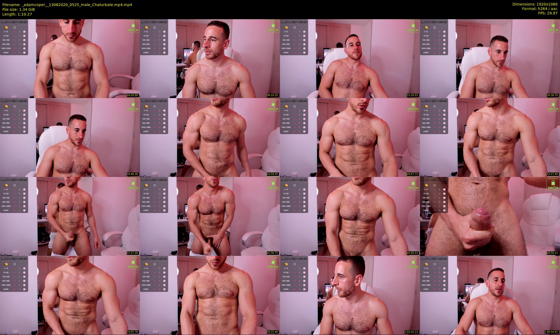 _adamcoper_ — 71 minute Chaturbate male cam show recording, 1080p, Aug 13, 2020