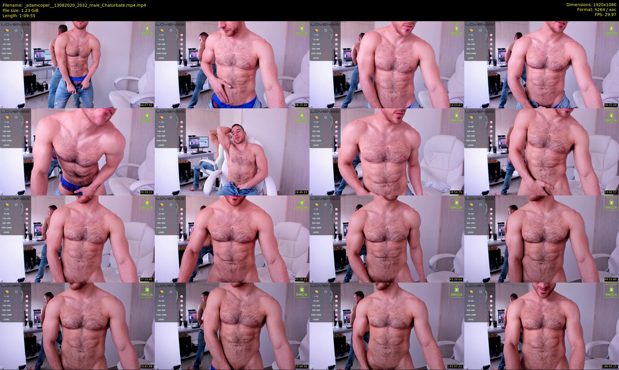 _adamcoper_ — 70 minute Chaturbate male cam show recording, 1080p, Aug 13, 2020