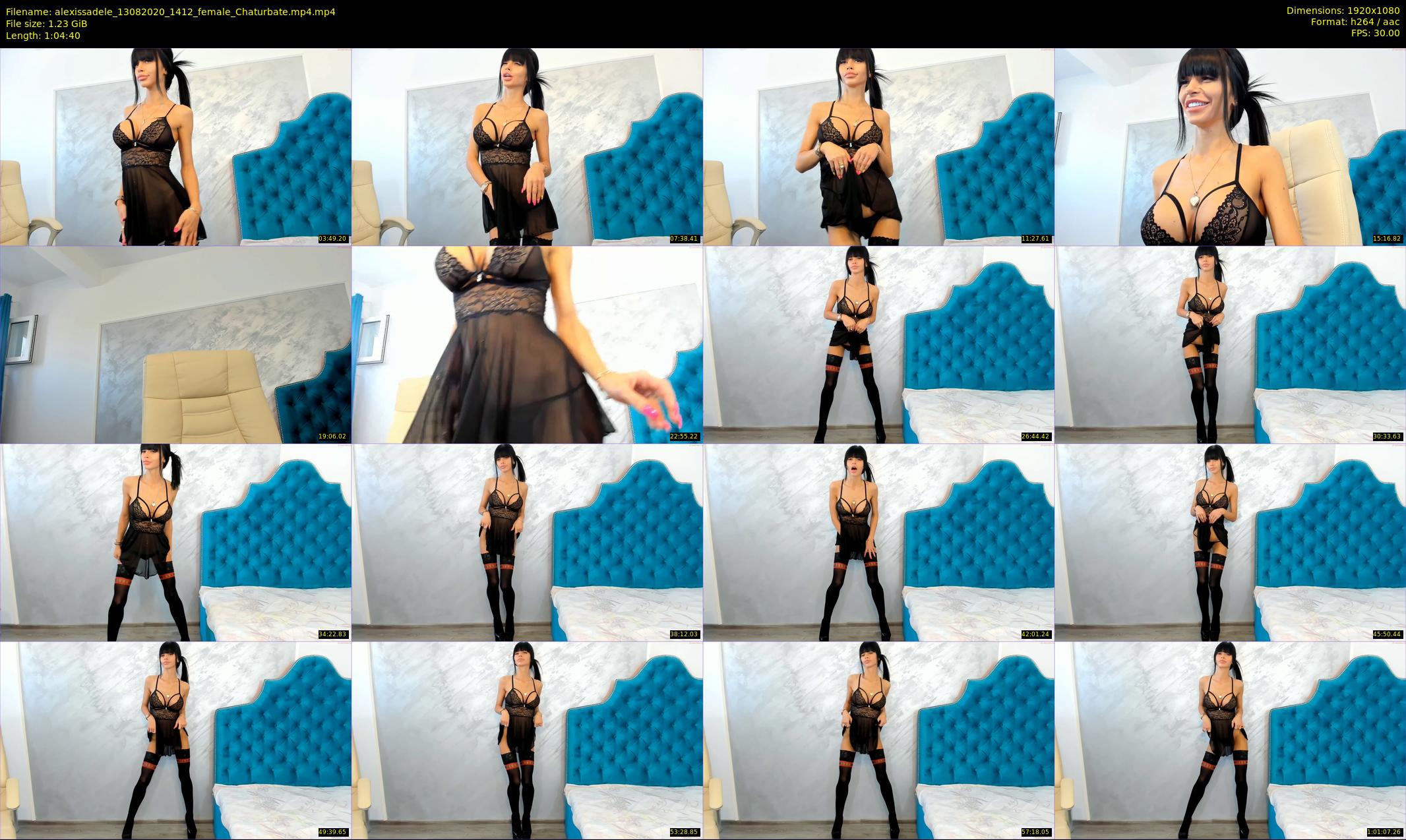 alexissadele — 65 minute Chaturbate female cam show recording, 1080p, Aug 13, 2020