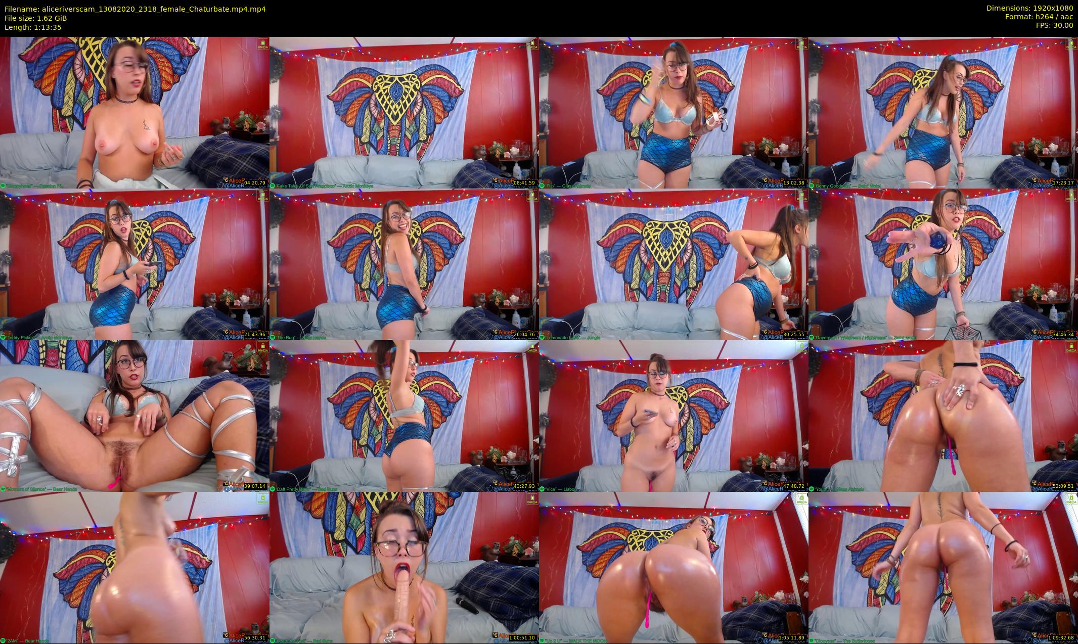 aliceriverscam — 74 minute Chaturbate female cam show recording, 1080p, Aug 13, 2020