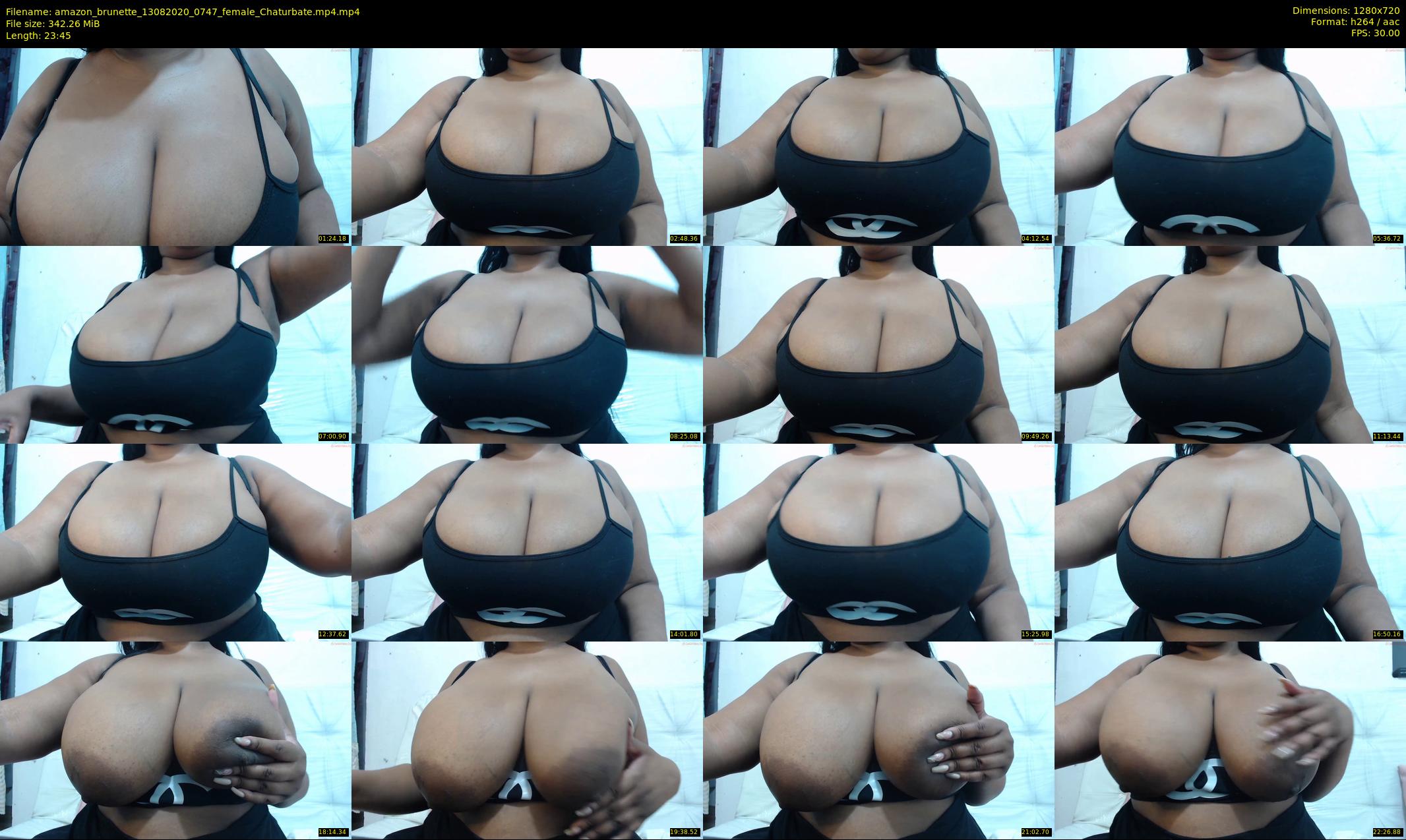 amazon_brunette — 24 minute Chaturbate female cam show recording, 720p, Aug 13, 2020