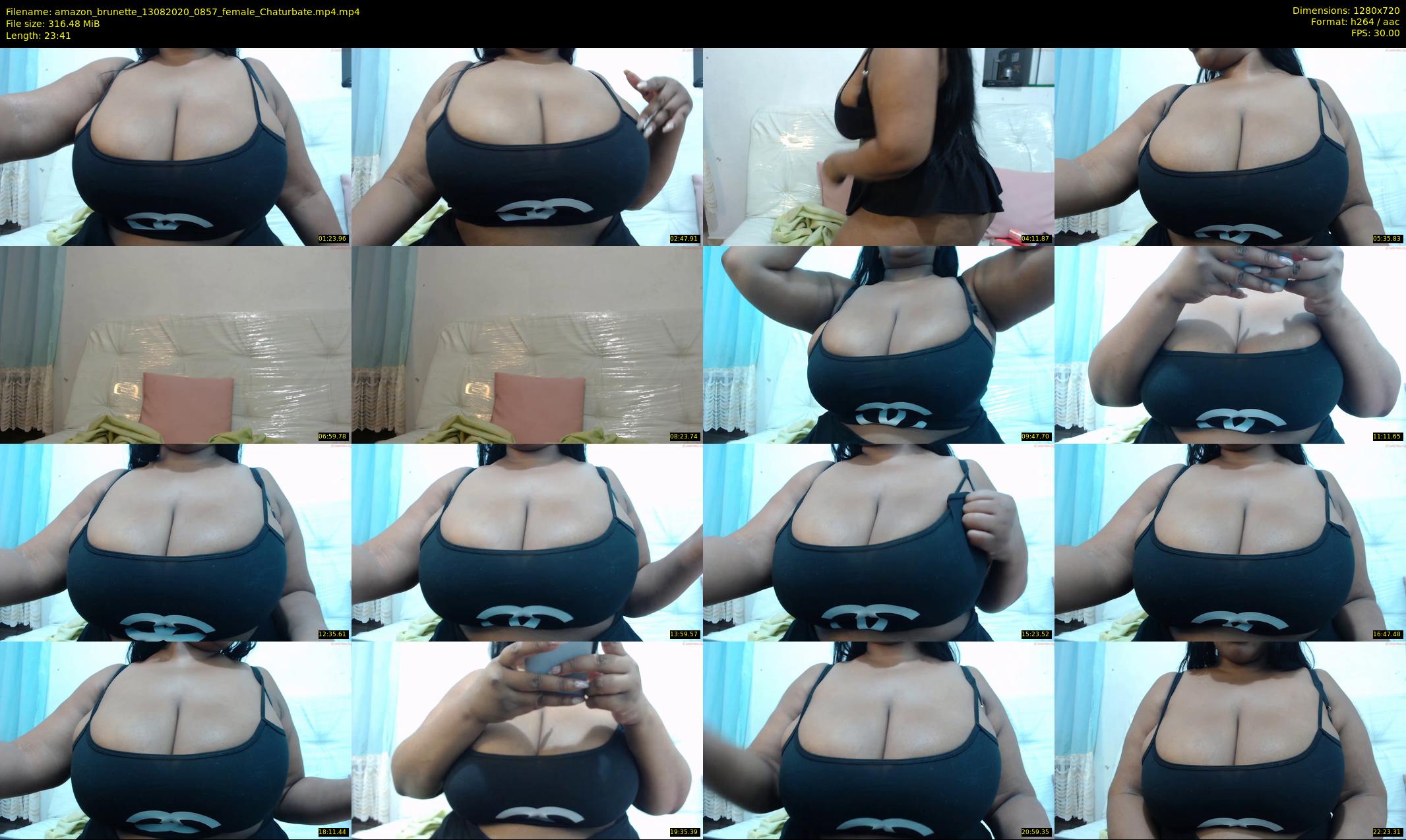 amazon_brunette — 24 minute Chaturbate female cam show recording, 720p, Aug 13, 2020