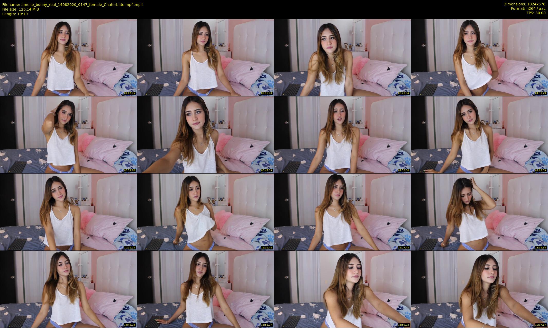 amelie_bunny_real — 20 minute Chaturbate female cam show recording, 480p, Aug 14, 2020