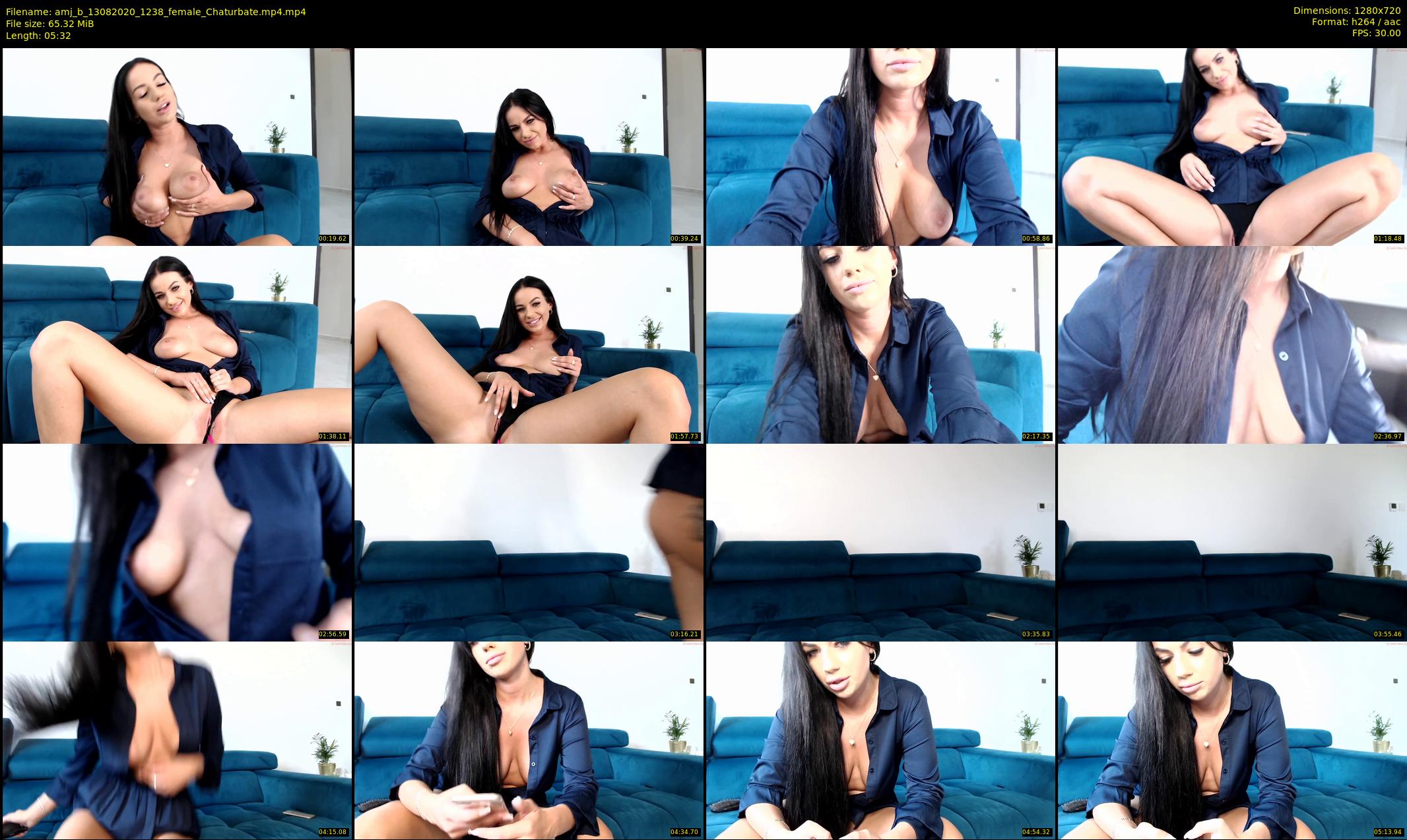 amj_b — 6 minute Chaturbate female cam show recording, 720p, Aug 13, 2020