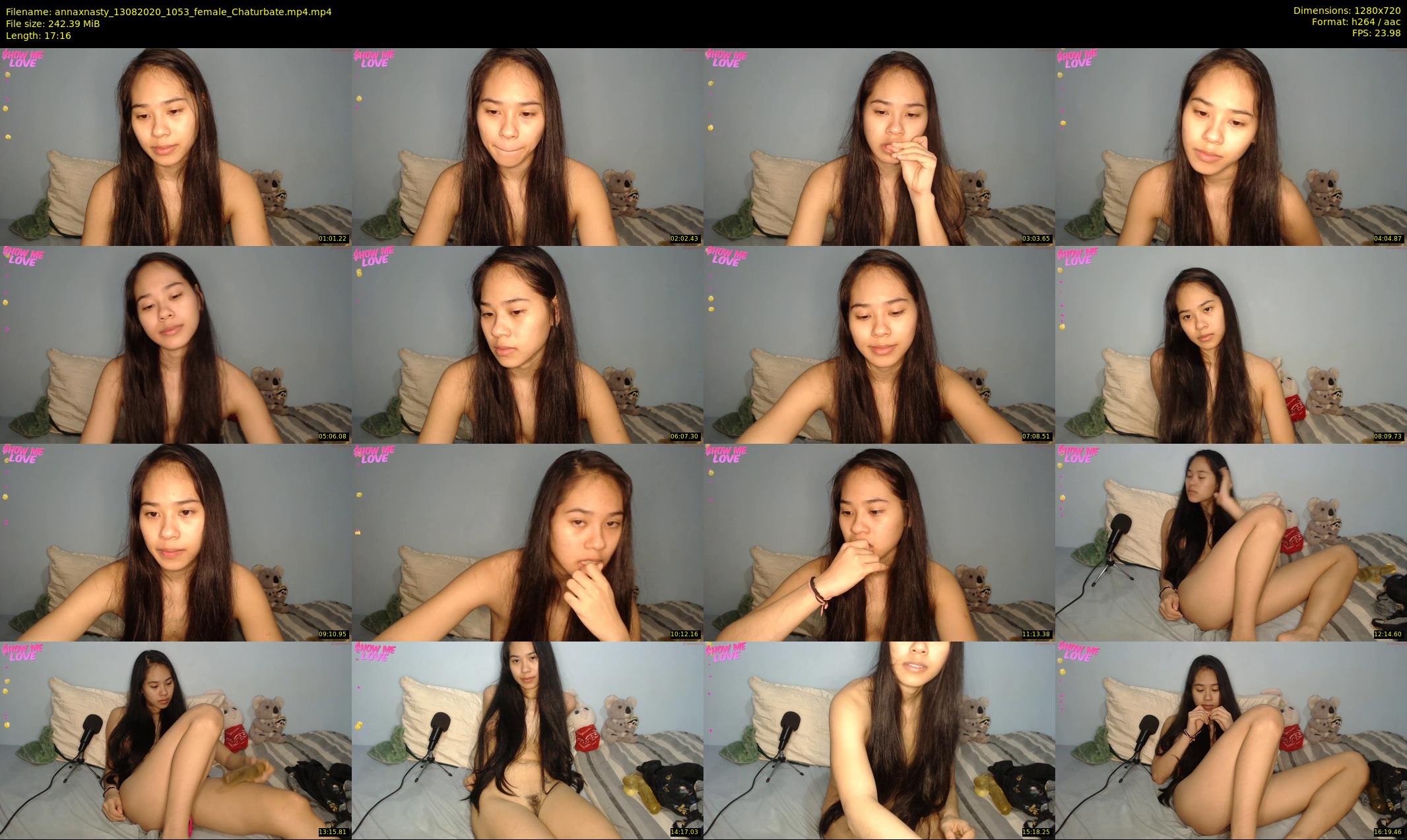 annaxnasty — 18 minute Chaturbate female cam show recording, 720p, Aug 13, 2020