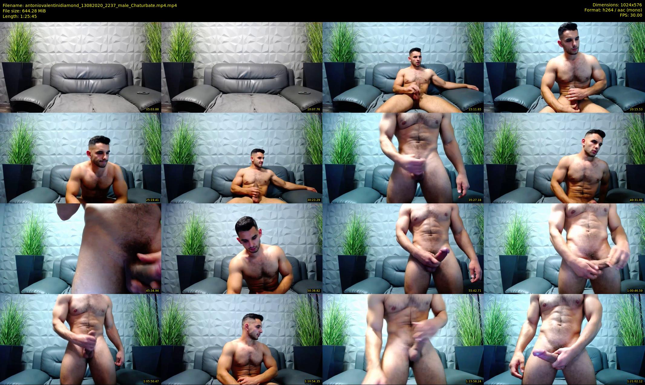 antoniovalentinidiamond — 86 minute Chaturbate male cam show recording, 480p, Aug 13, 2020