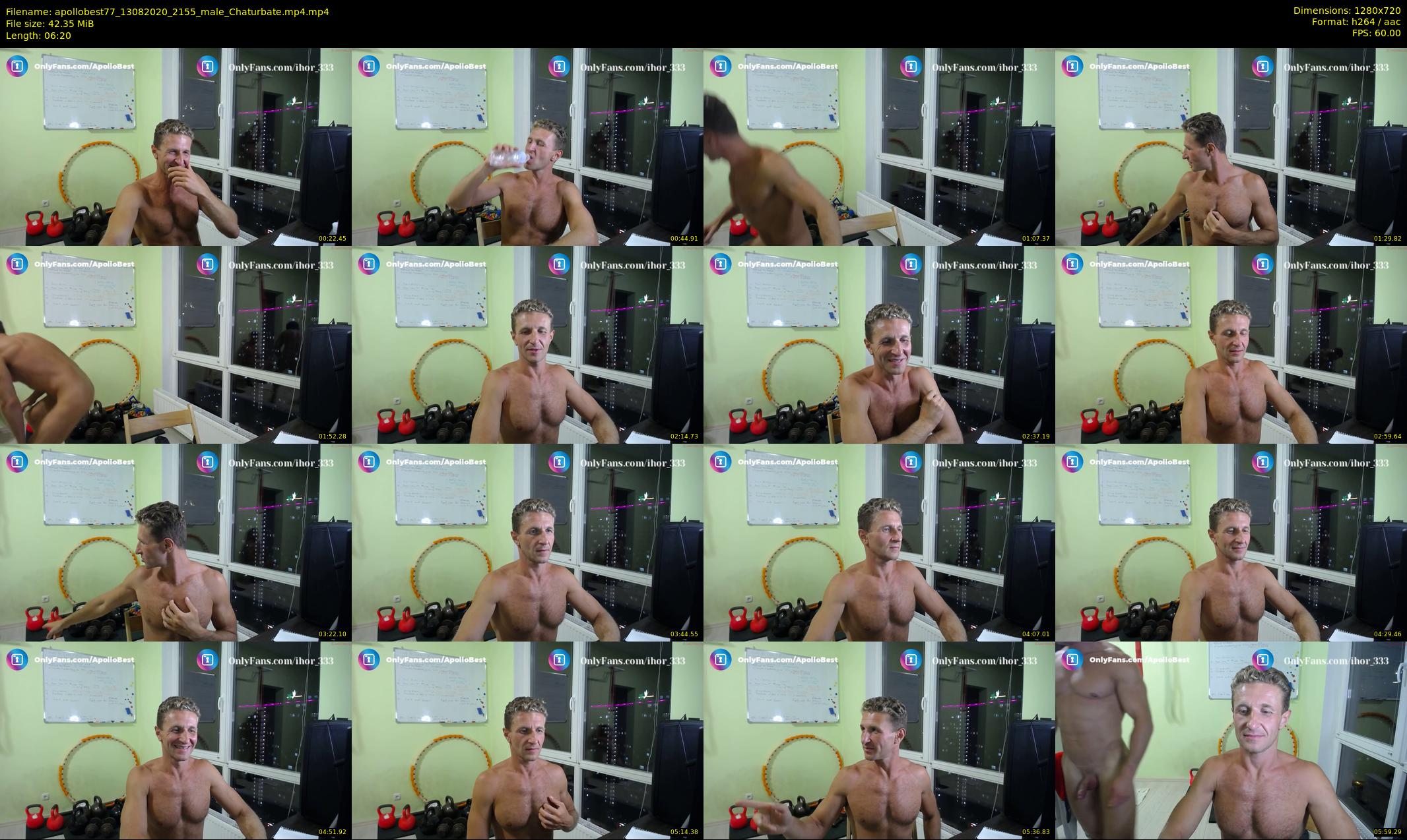apollobest77 — 7 minute Chaturbate male cam show recording, 720p, Aug 13, 2020