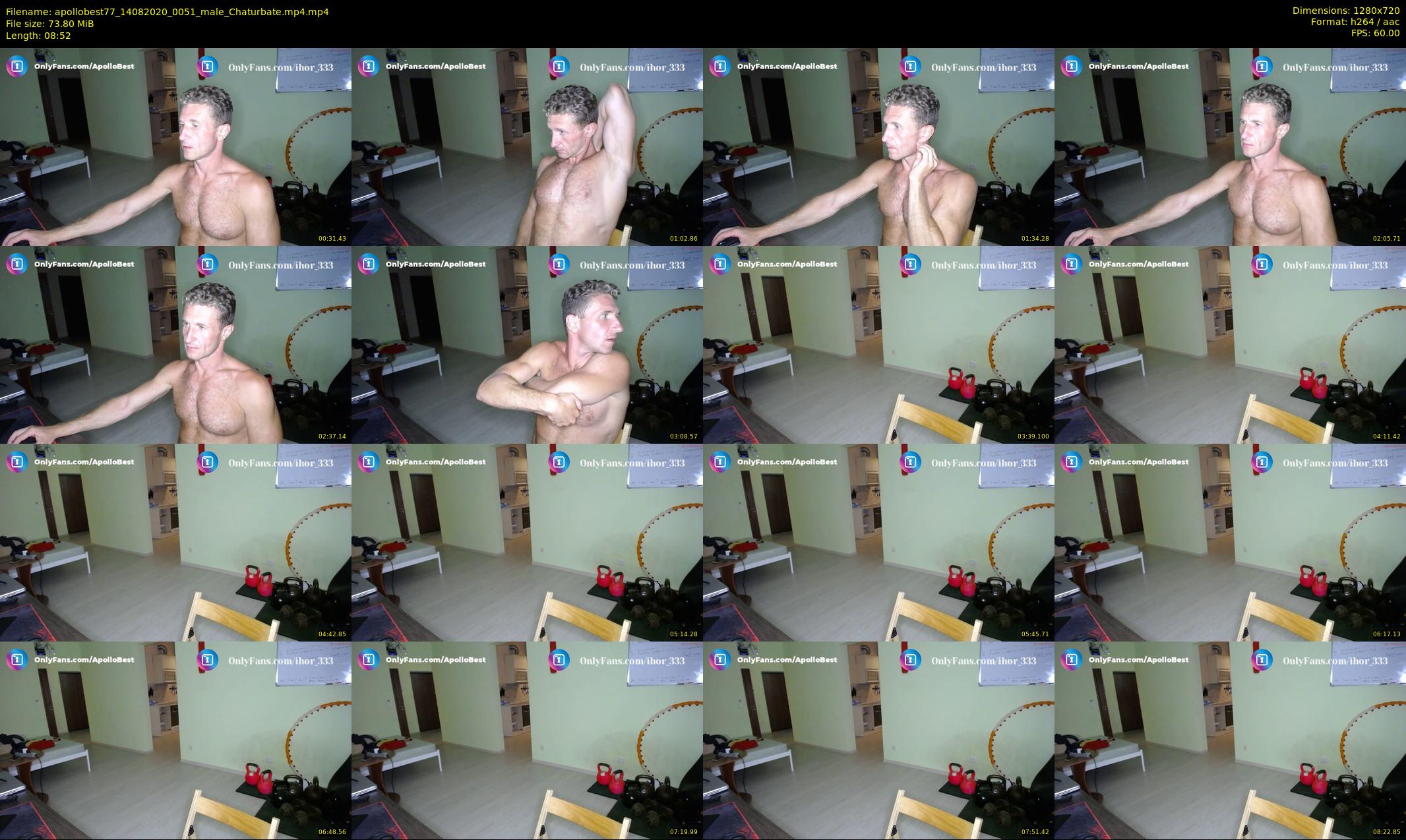 apollobest77 — 9 minute Chaturbate male cam show recording, 720p, Aug 14, 2020