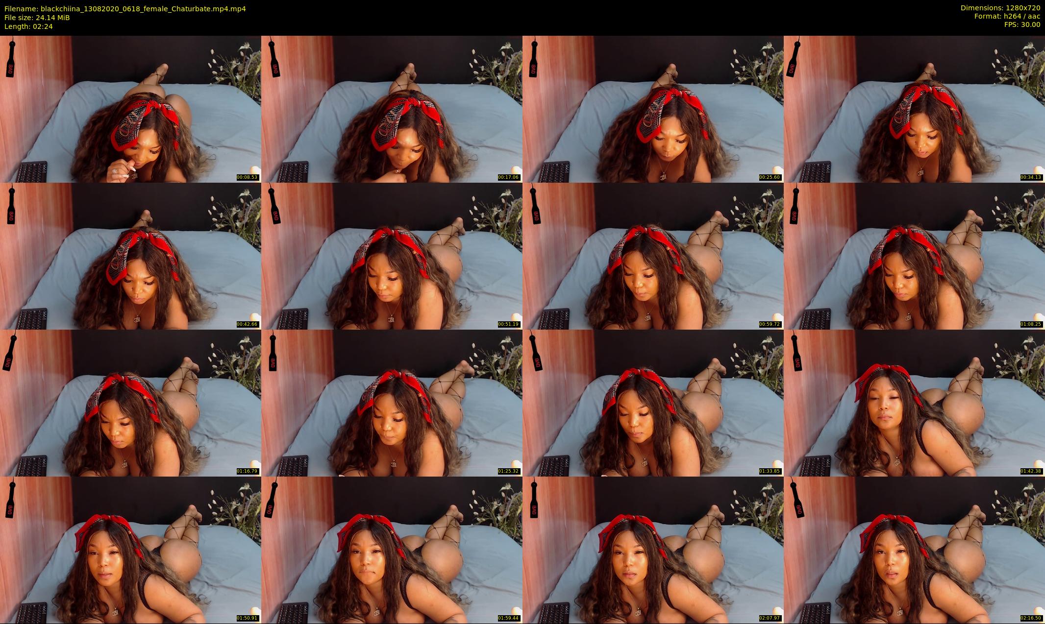 blackchiina — 3 minute Chaturbate female cam show recording, 720p, Aug 13, 2020