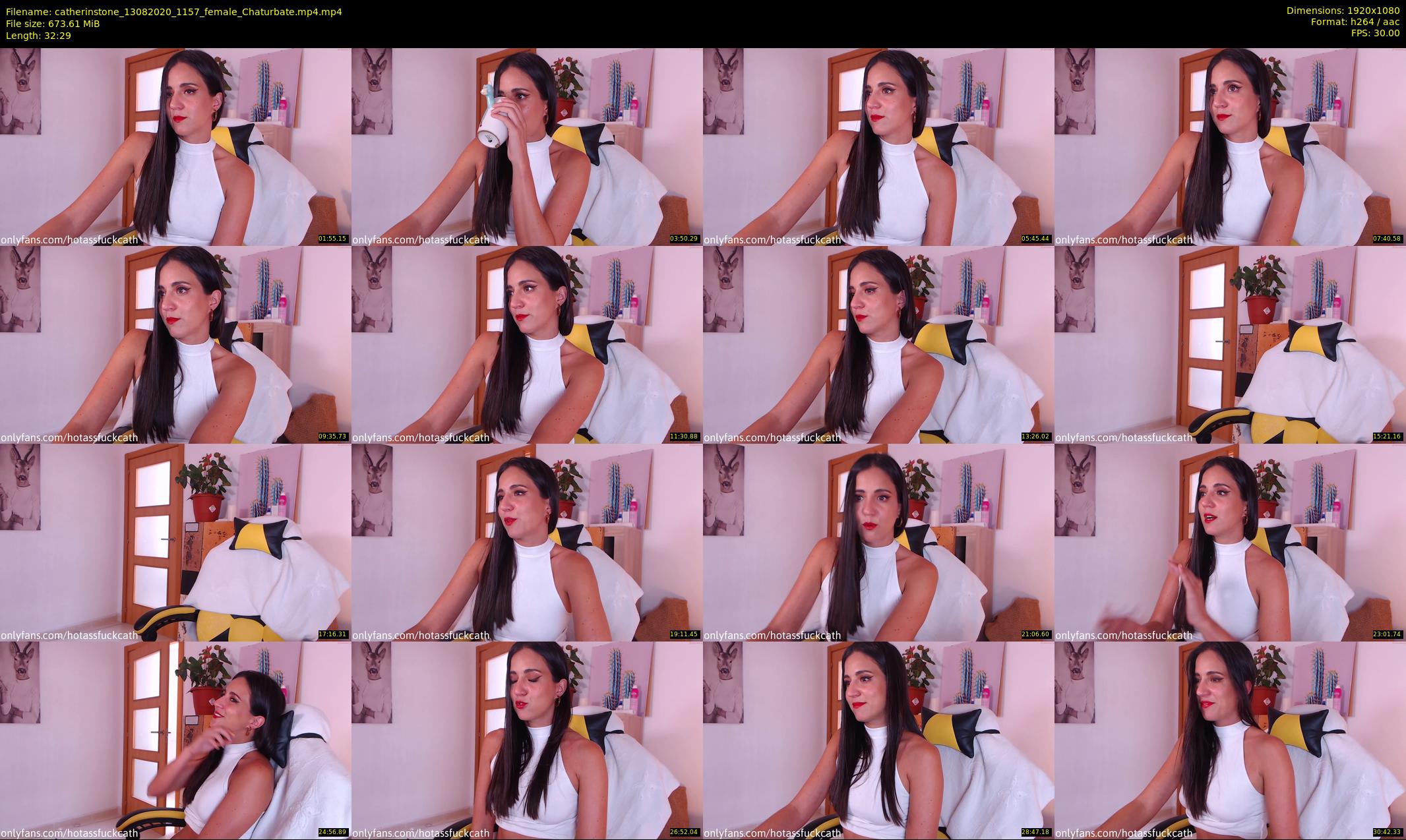catherinstone — 33 minute Chaturbate female cam show recording, 1080p, Aug 13, 2020
