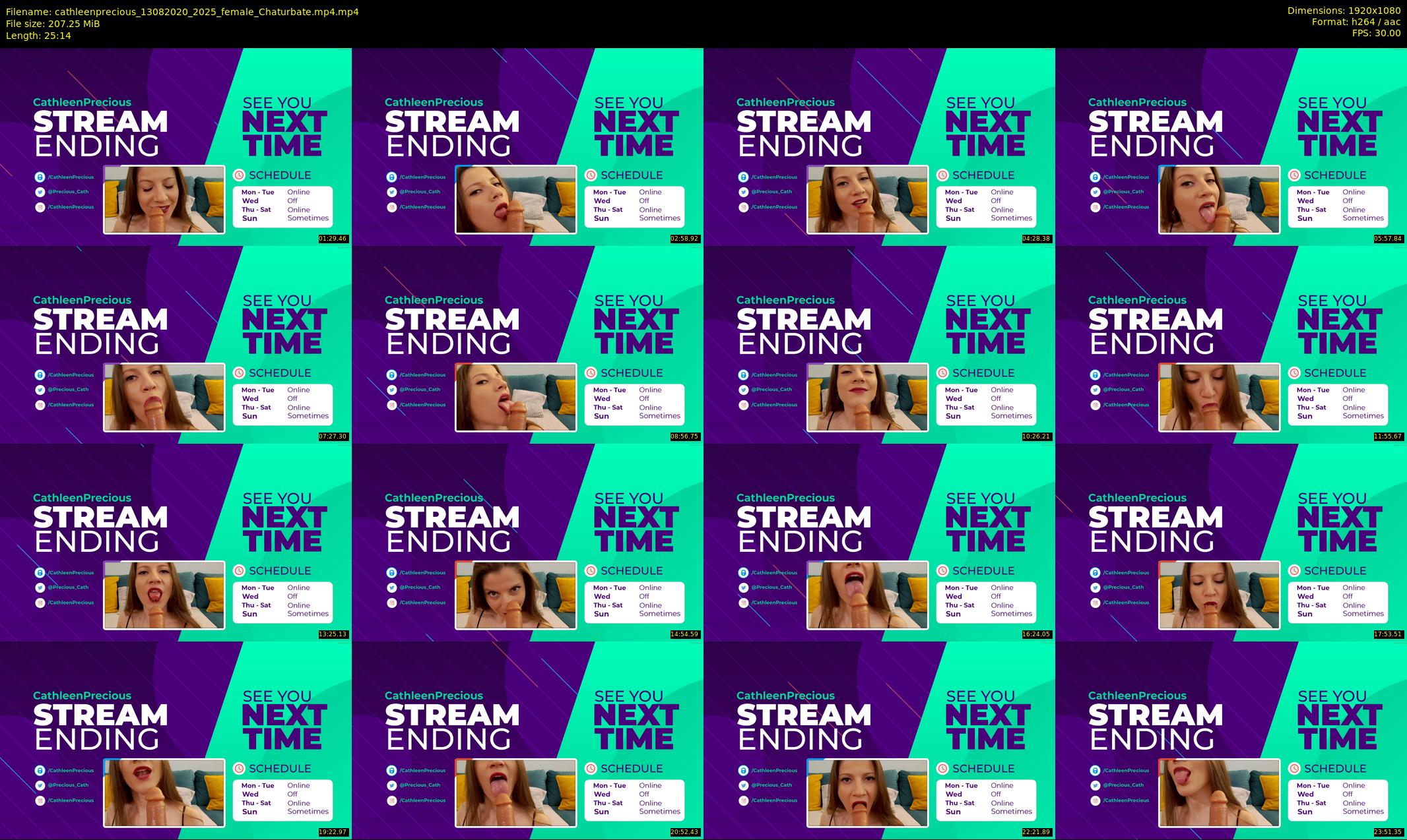 cathleenprecious — 26 minute Chaturbate female cam show recording, 1080p, Aug 13, 2020
